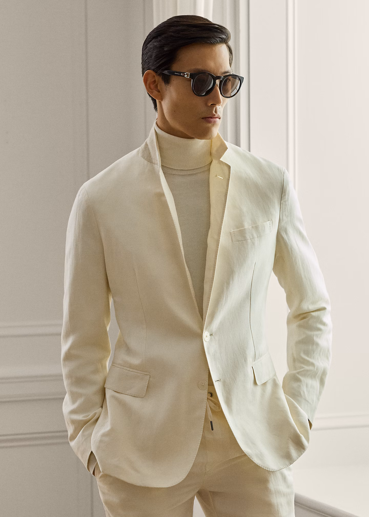 Handgeschneiderte Jacke Hadley mit Seide - RALPH LAUREN OUTLET