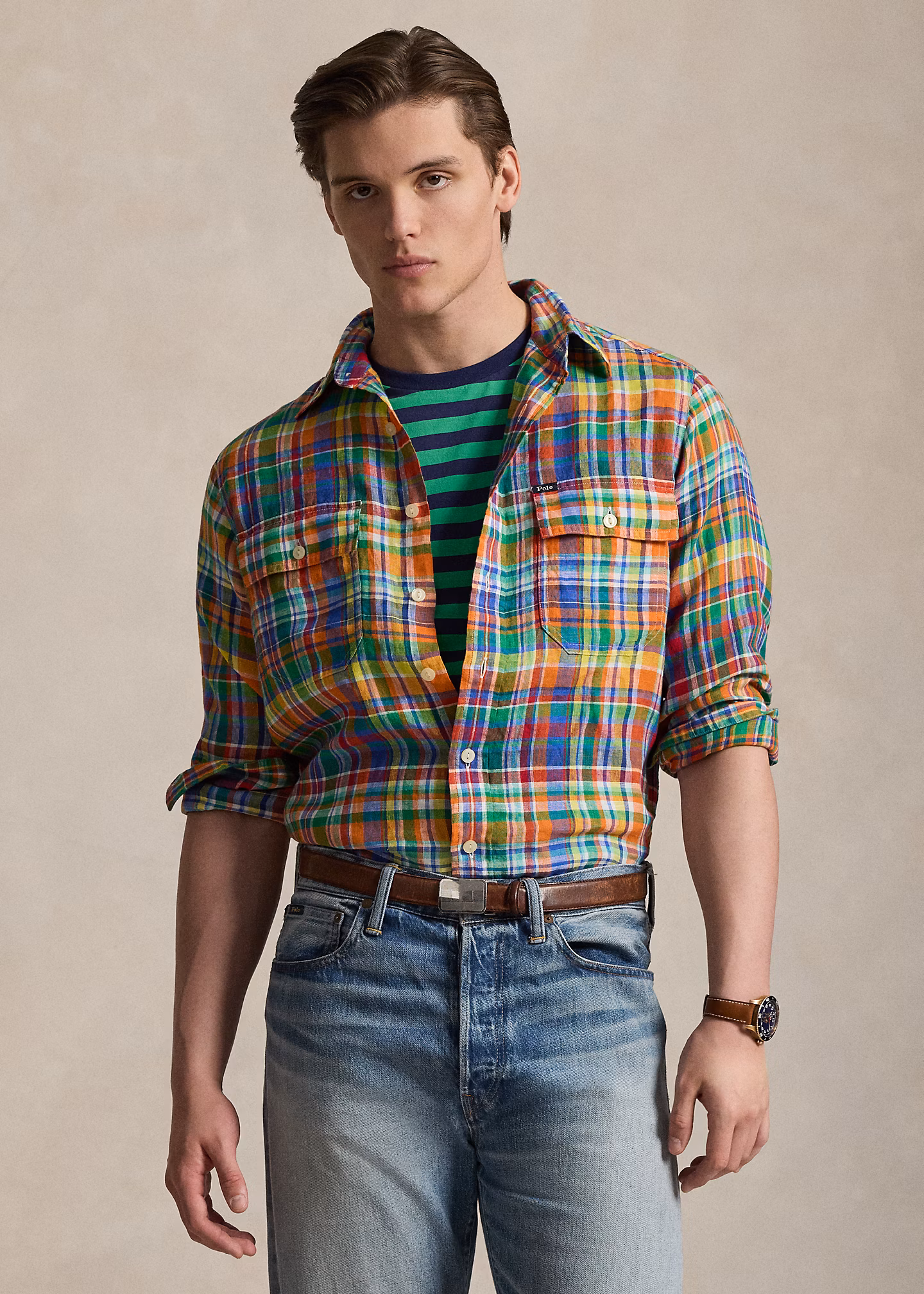 Kariertes Classic-Fit Arbeitshemd - RALPH LAUREN OUTLET