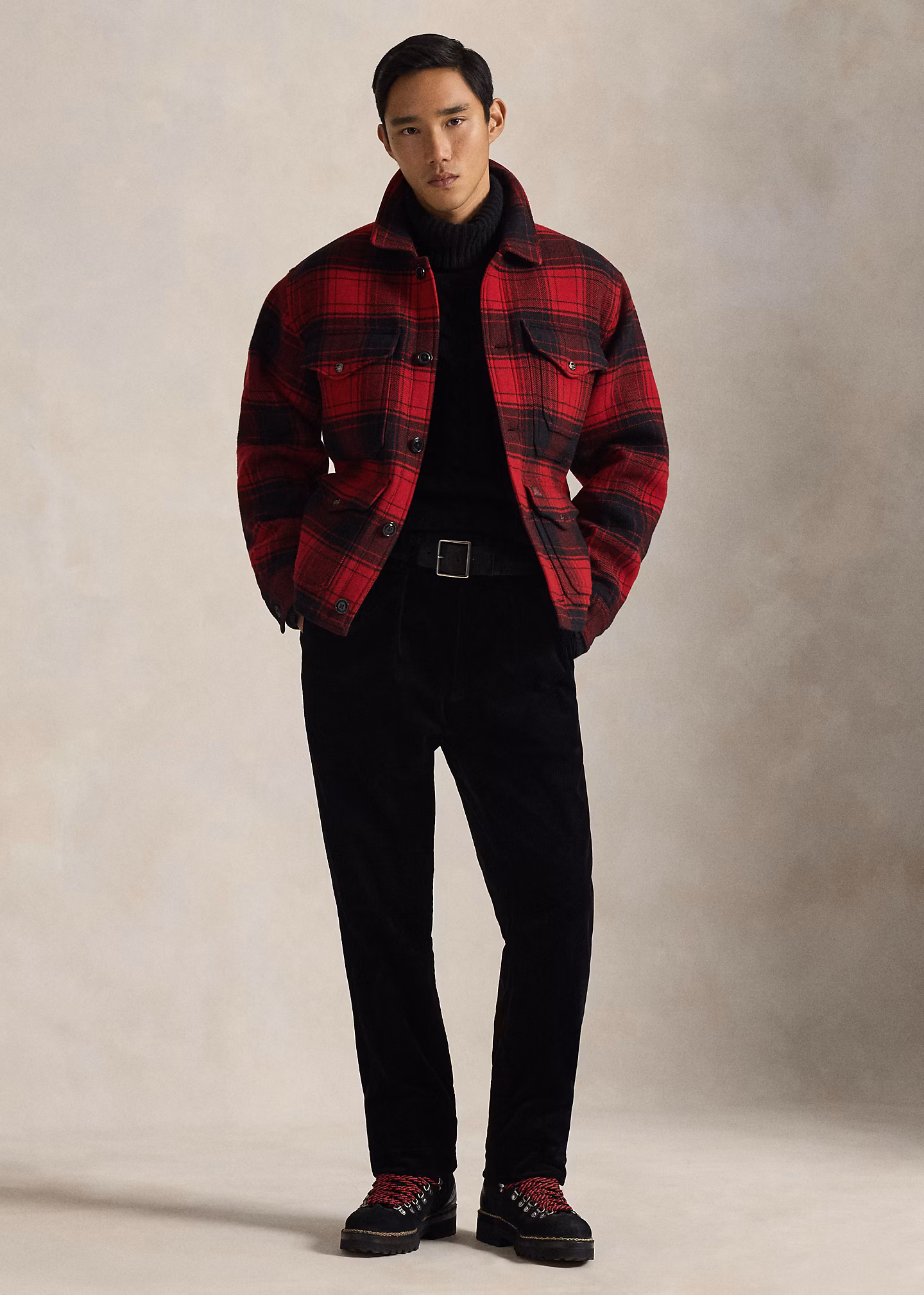 Wolljacke Nichols mit Karomuster - RALPH LAUREN OUTLET