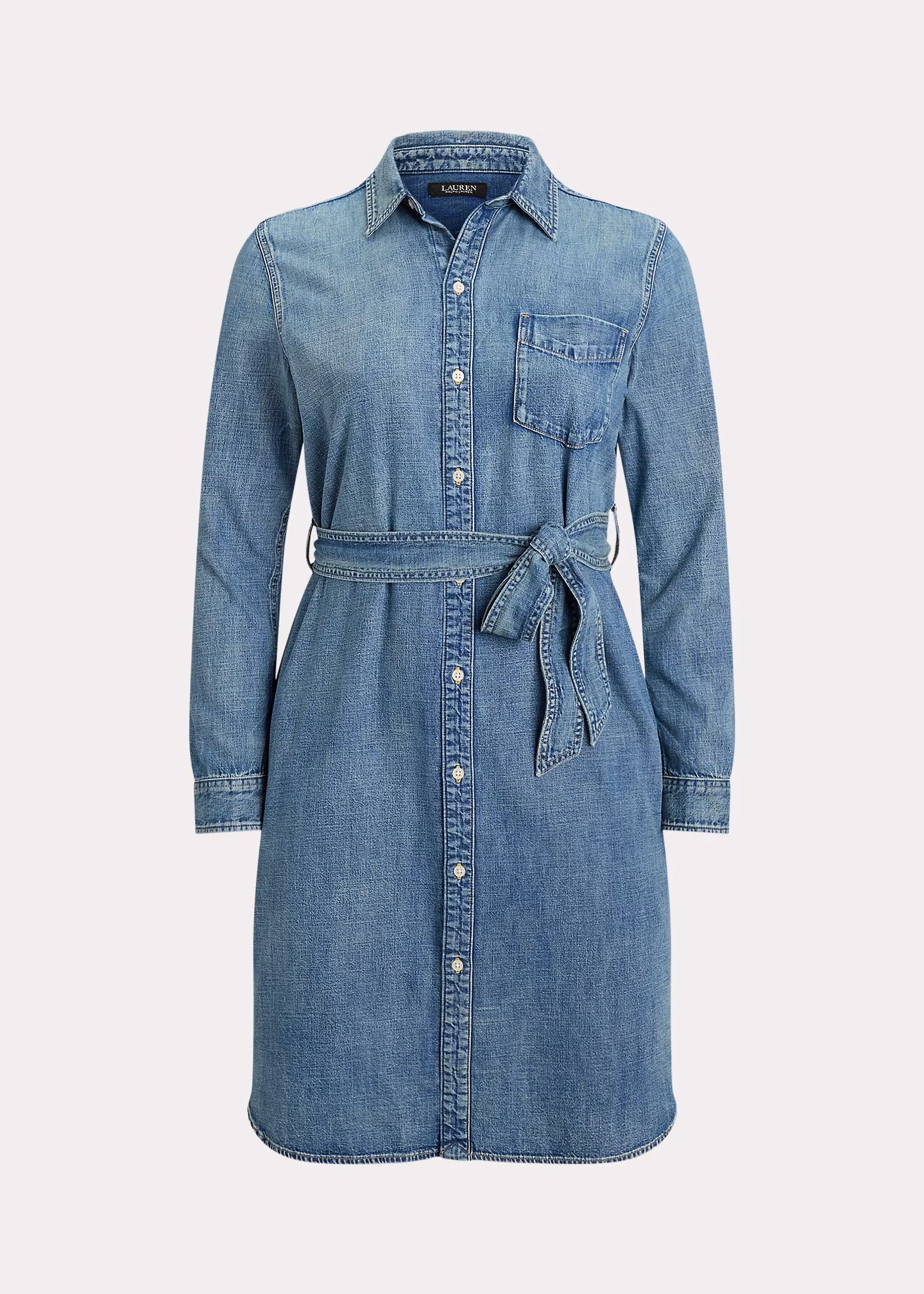 Denim-Hemdkleid mit Gürtel - RALPH LAUREN OUTLET