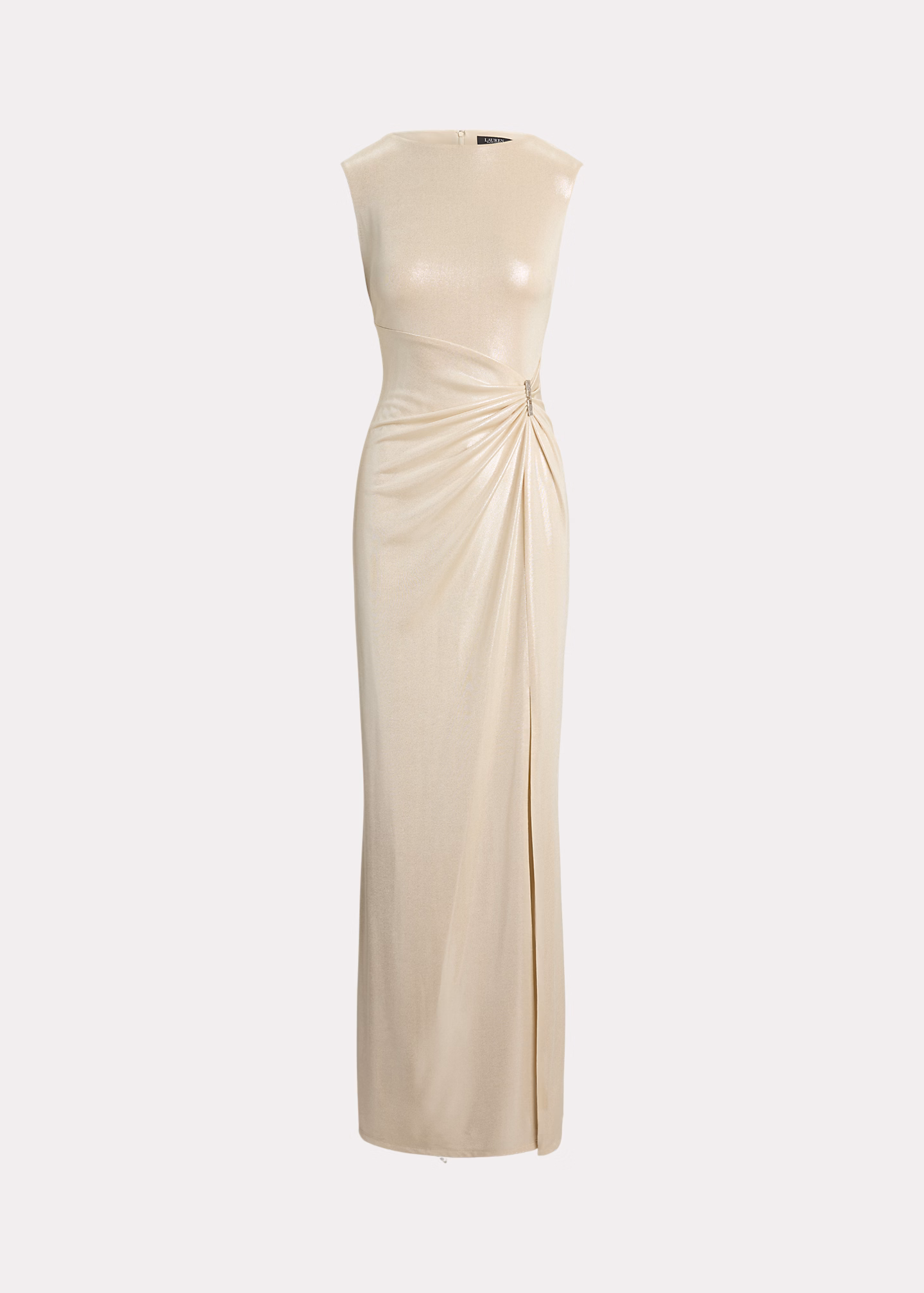 Metallic-Abendkleid mit Schnalle - RALPH LAUREN OUTLET