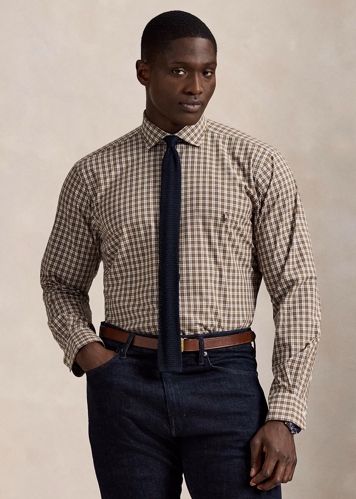 Karohemd aus Stretchpopeline - RALPH LAUREN OUTLET