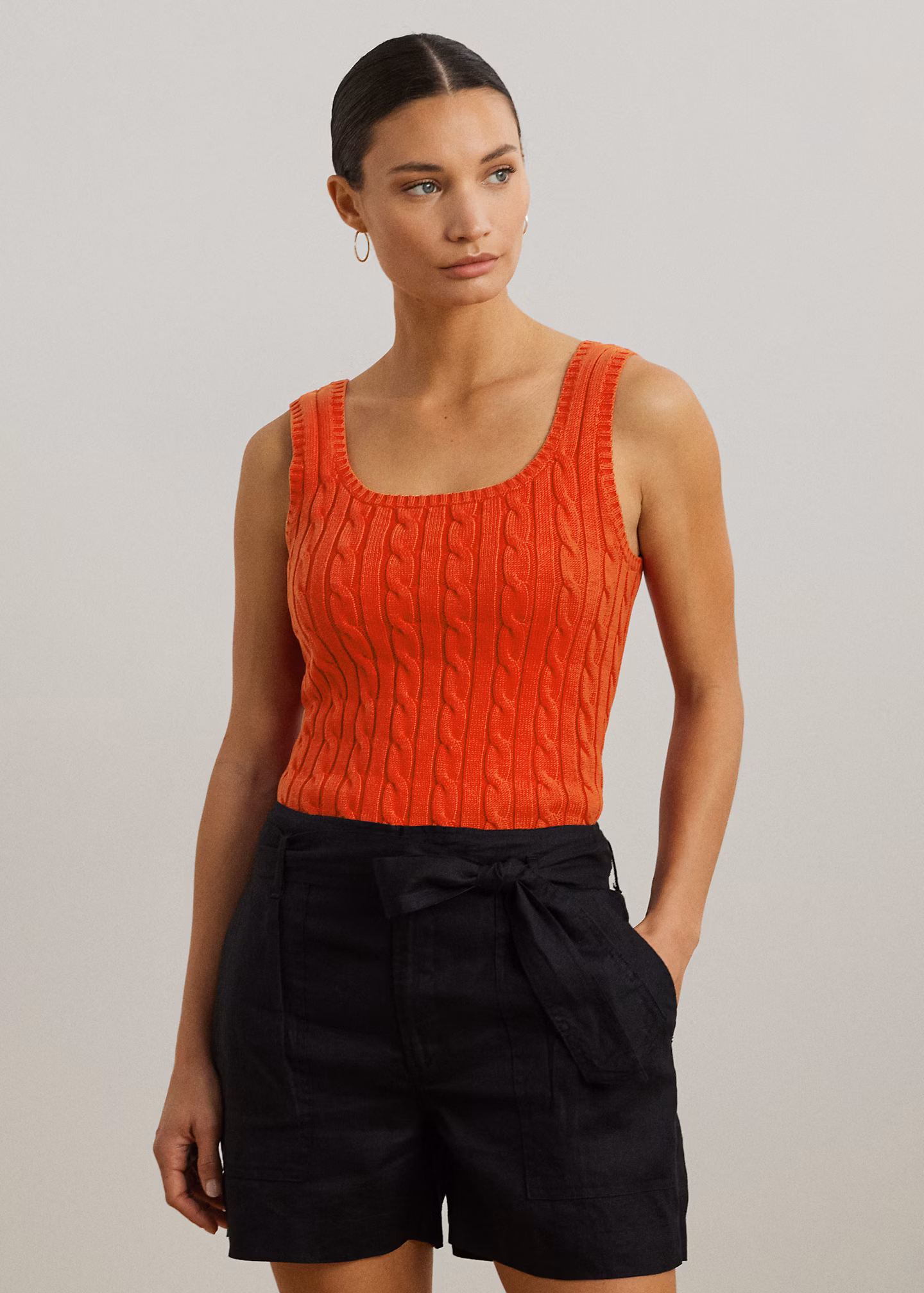 Pullunder mit Zopfmuster - RALPH LAUREN OUTLET