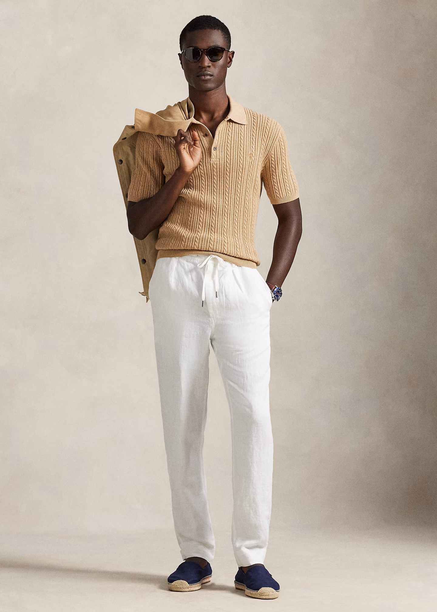 Slim-Tapered-Fit Leinenhose Lateef - RALPH LAUREN OUTLET