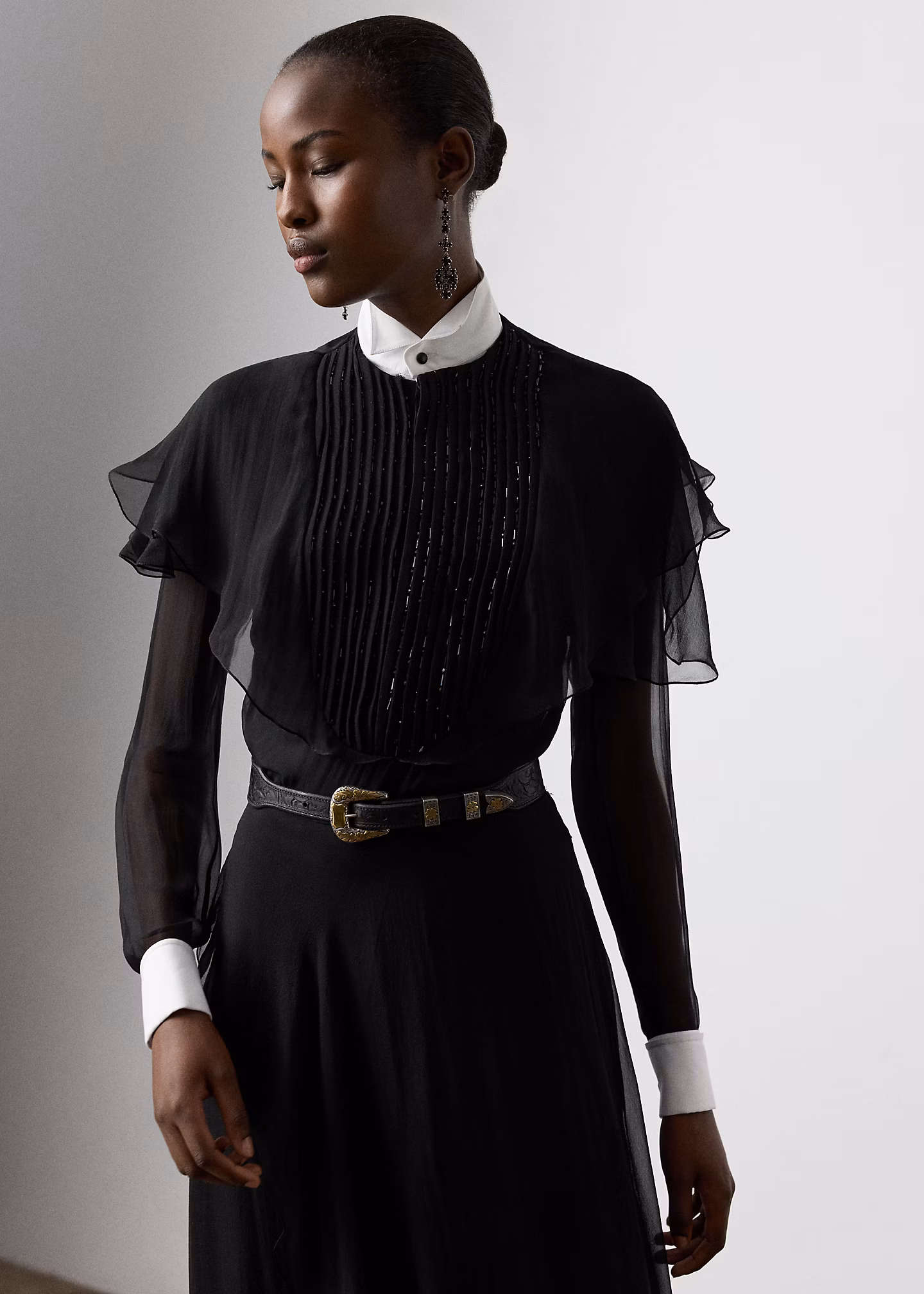 Abendkleid Emala aus Seidenchiffon - RALPH LAUREN OUTLET