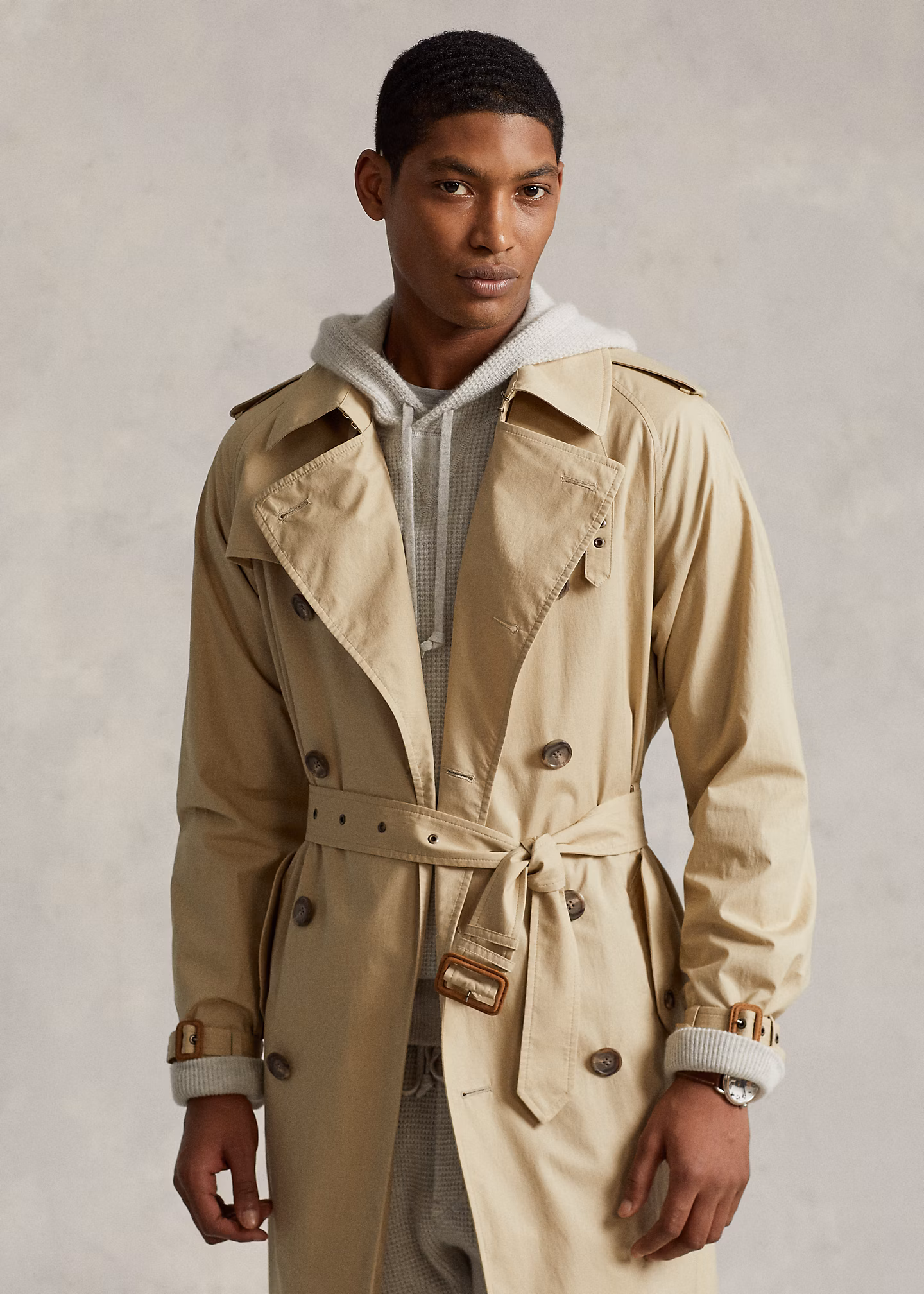 Trenchcoat aus Baumwollstretch - RALPH LAUREN OUTLET