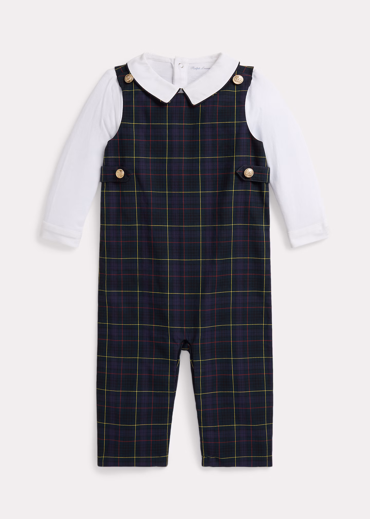 Babybody und karierter Strampler im Set - RALPH LAUREN OUTLET