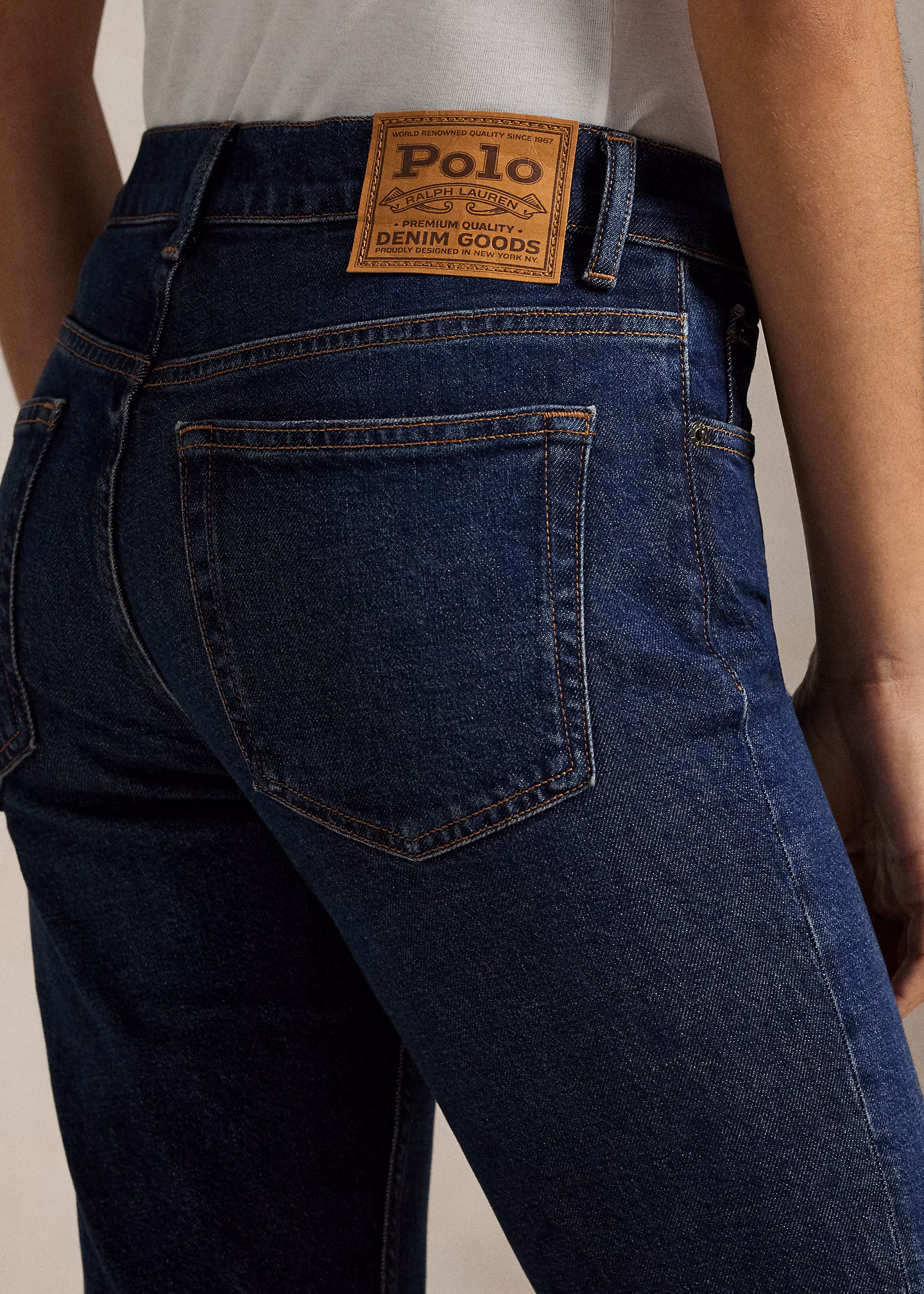 Super-Slim-Jeans mit mittlerer Leibhöhe - RALPH LAUREN OUTLET