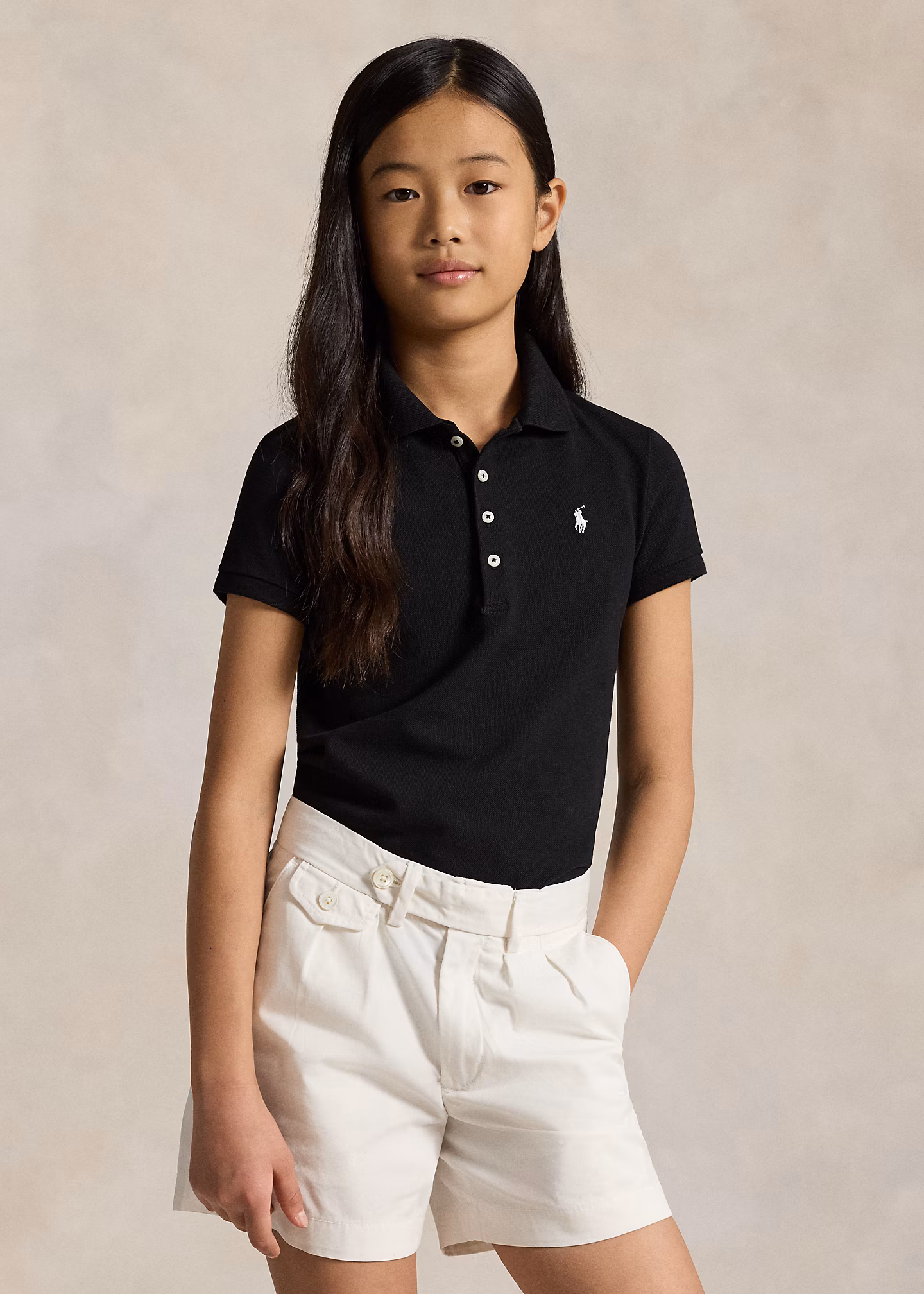 Poloshirt aus Stretchpiqué - RALPH LAUREN OUTLET