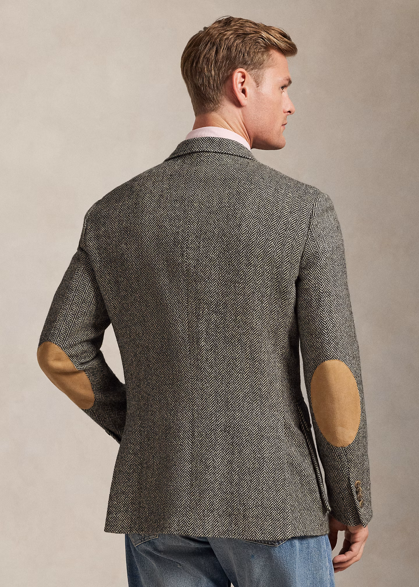 Die Jacke RL67 mit Fischgratmuster - RALPH LAUREN OUTLET