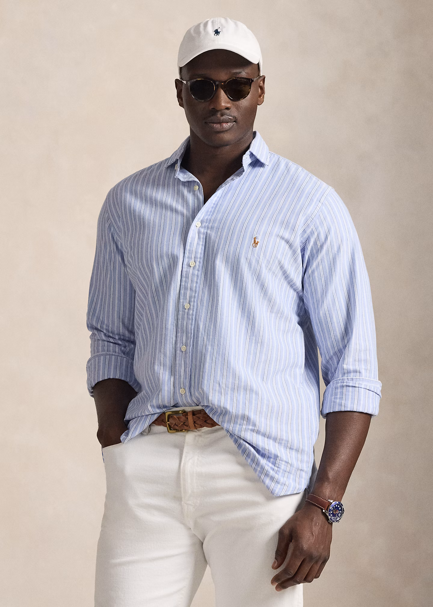 Oxfordhemd mit Streifen - RALPH LAUREN OUTLET