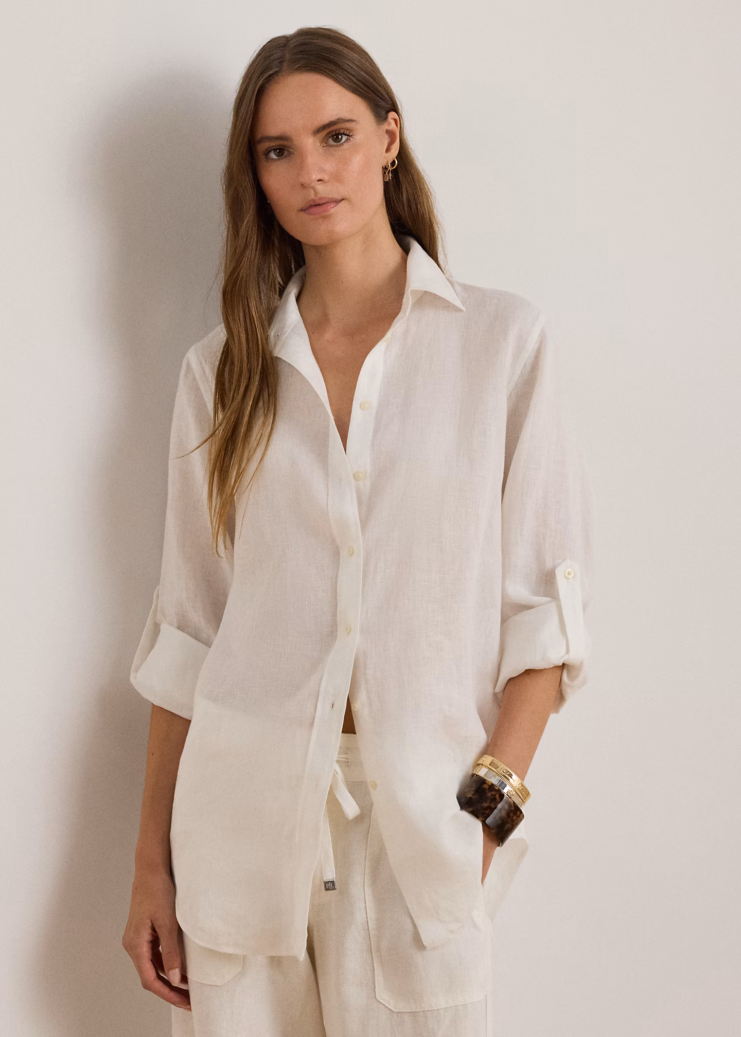 Relaxed-Fit Leinenhemd - RALPH LAUREN OUTLET