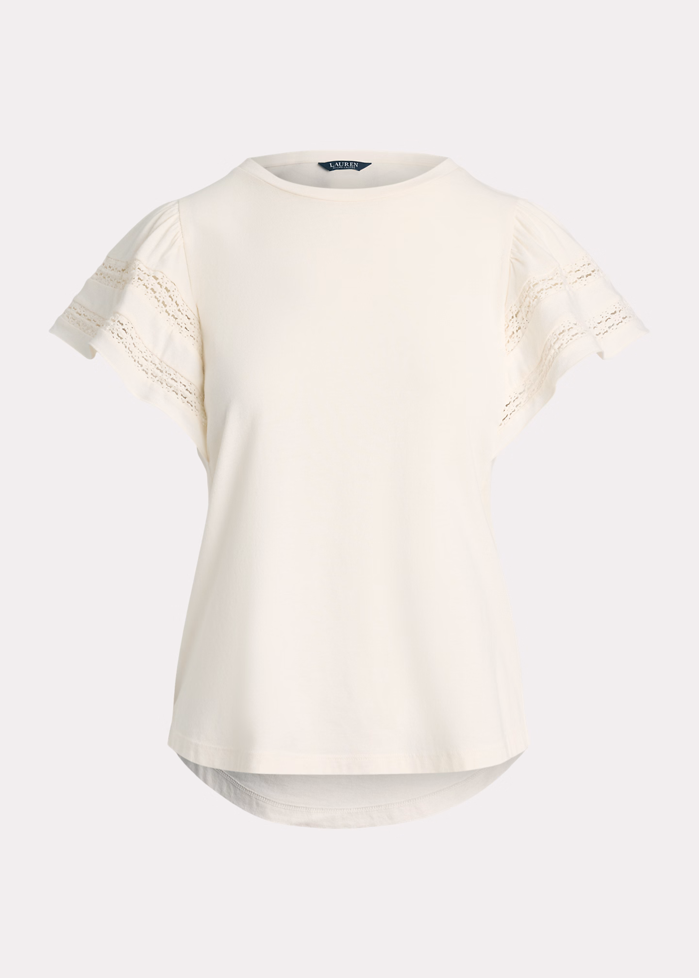 Jersey-Oberteil mit Schmetterlingsärmeln - RALPH LAUREN OUTLET