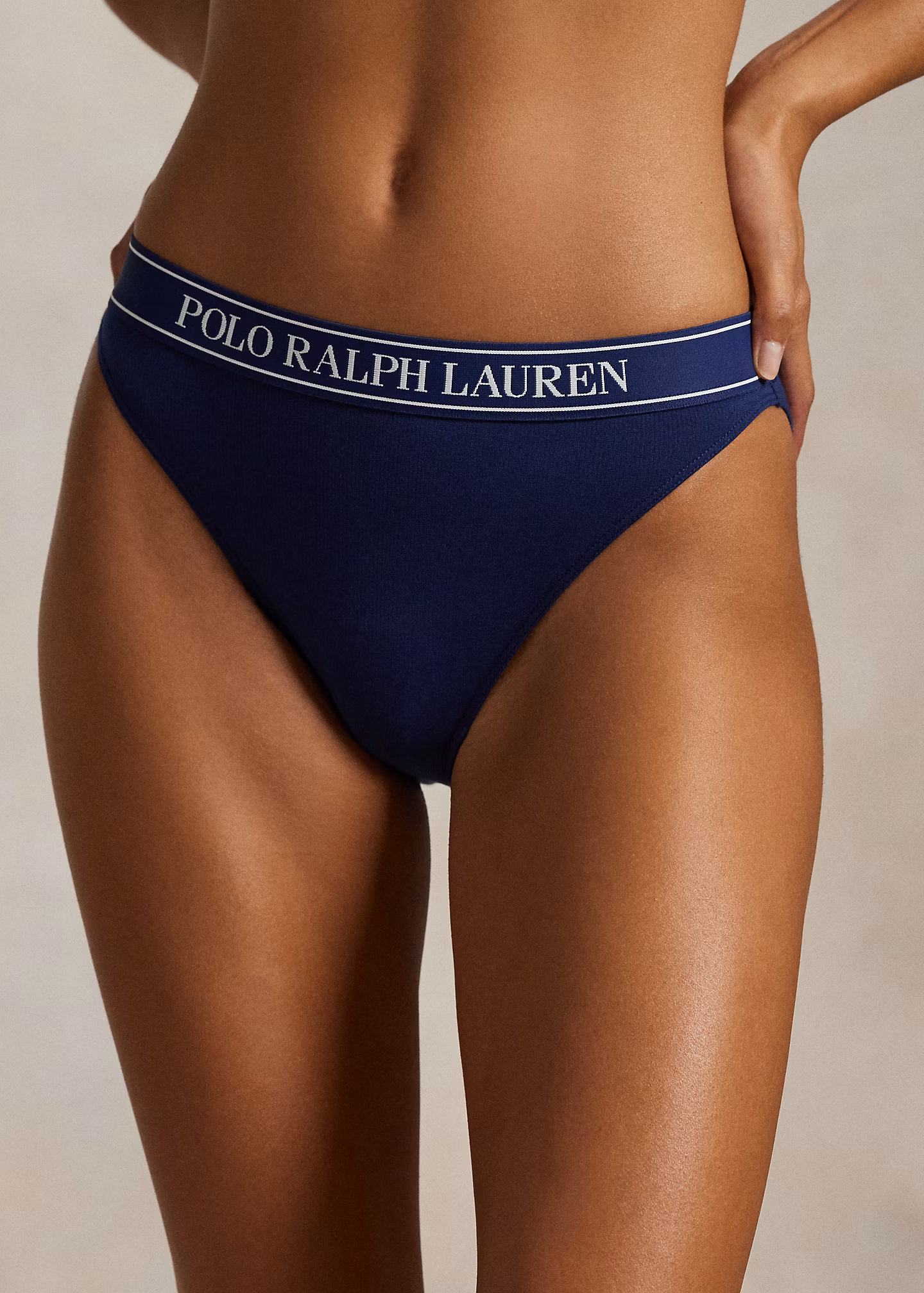 3er-Pack Bikinihosen mit Logobund - RALPH LAUREN OUTLET