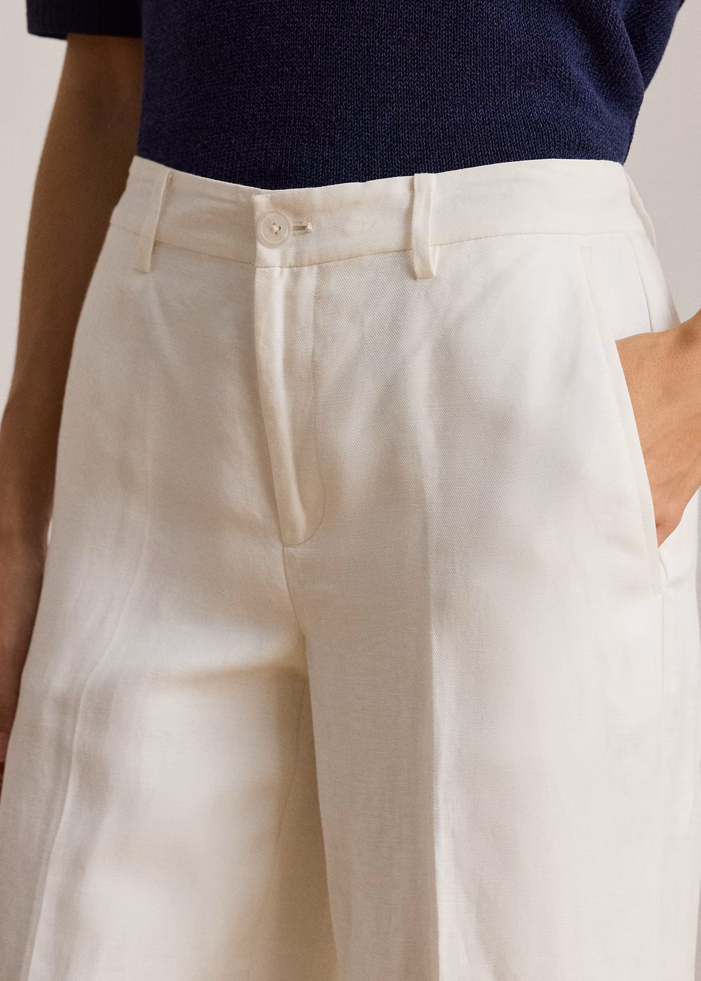 Twillhose in 3/4-Länge mit weitem Bein - RALPH LAUREN OUTLET