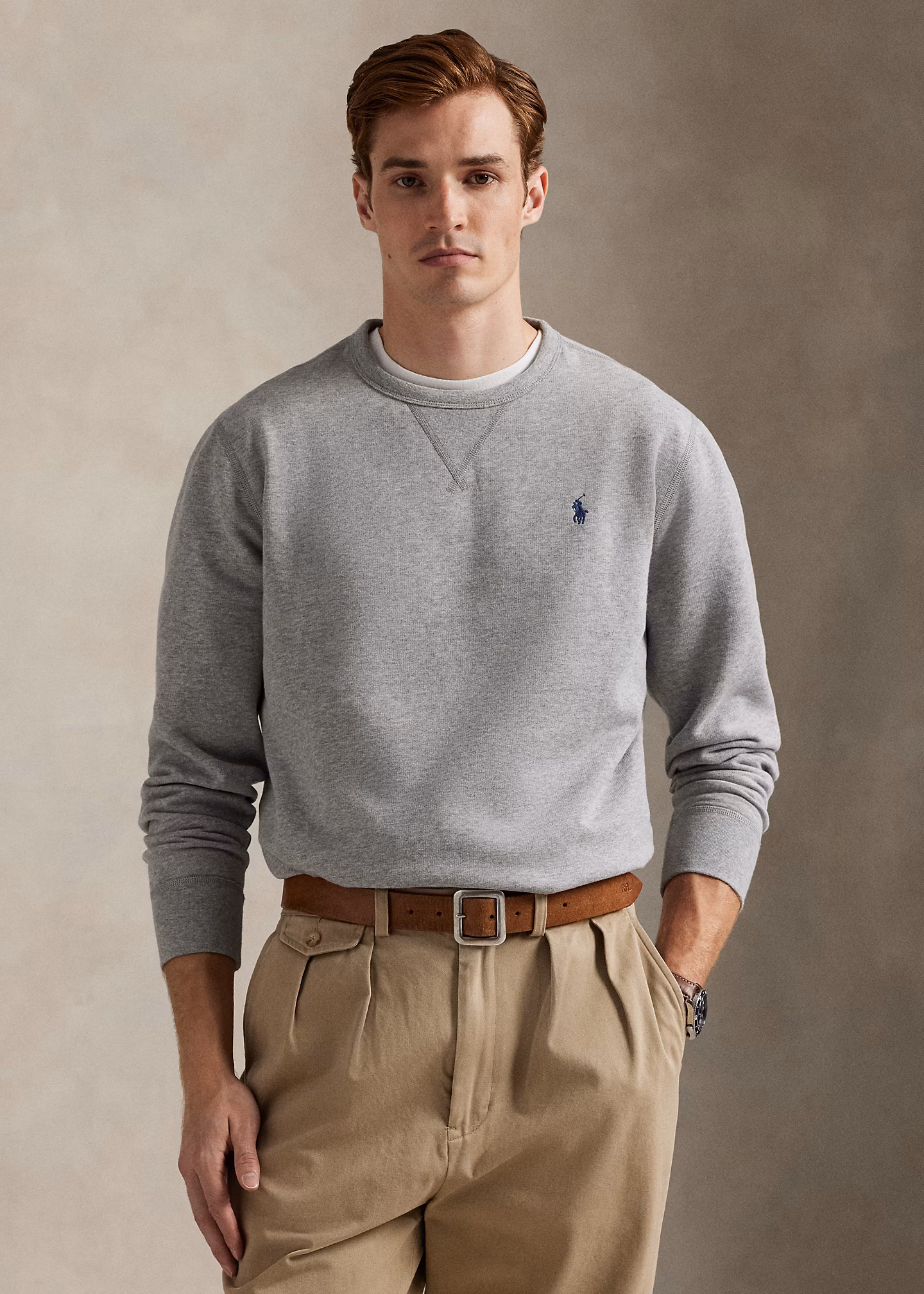 Das Sweatshirt RL aus Fleece - RALPH LAUREN OUTLET