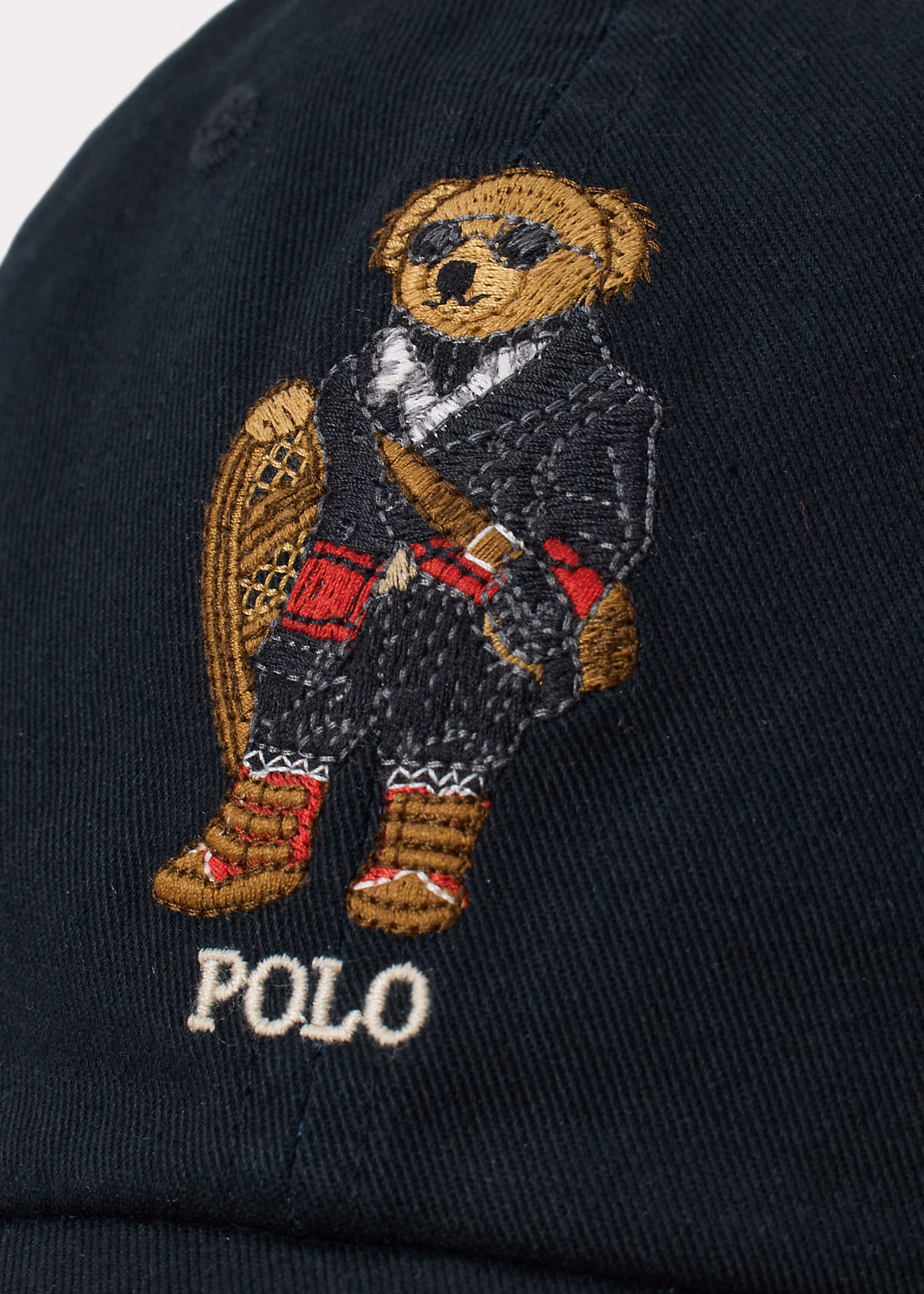 Twill-Baseballkappe mit Polo Bear - RALPH LAUREN OUTLET