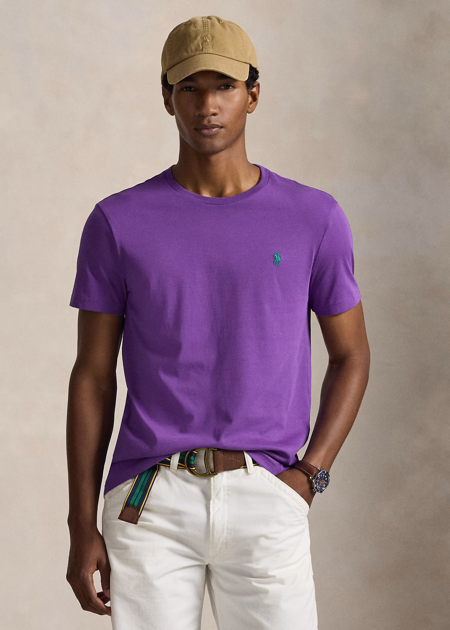 Custom-Slim-Fit Jersey-T-Shirt - RALPH LAUREN OUTLET