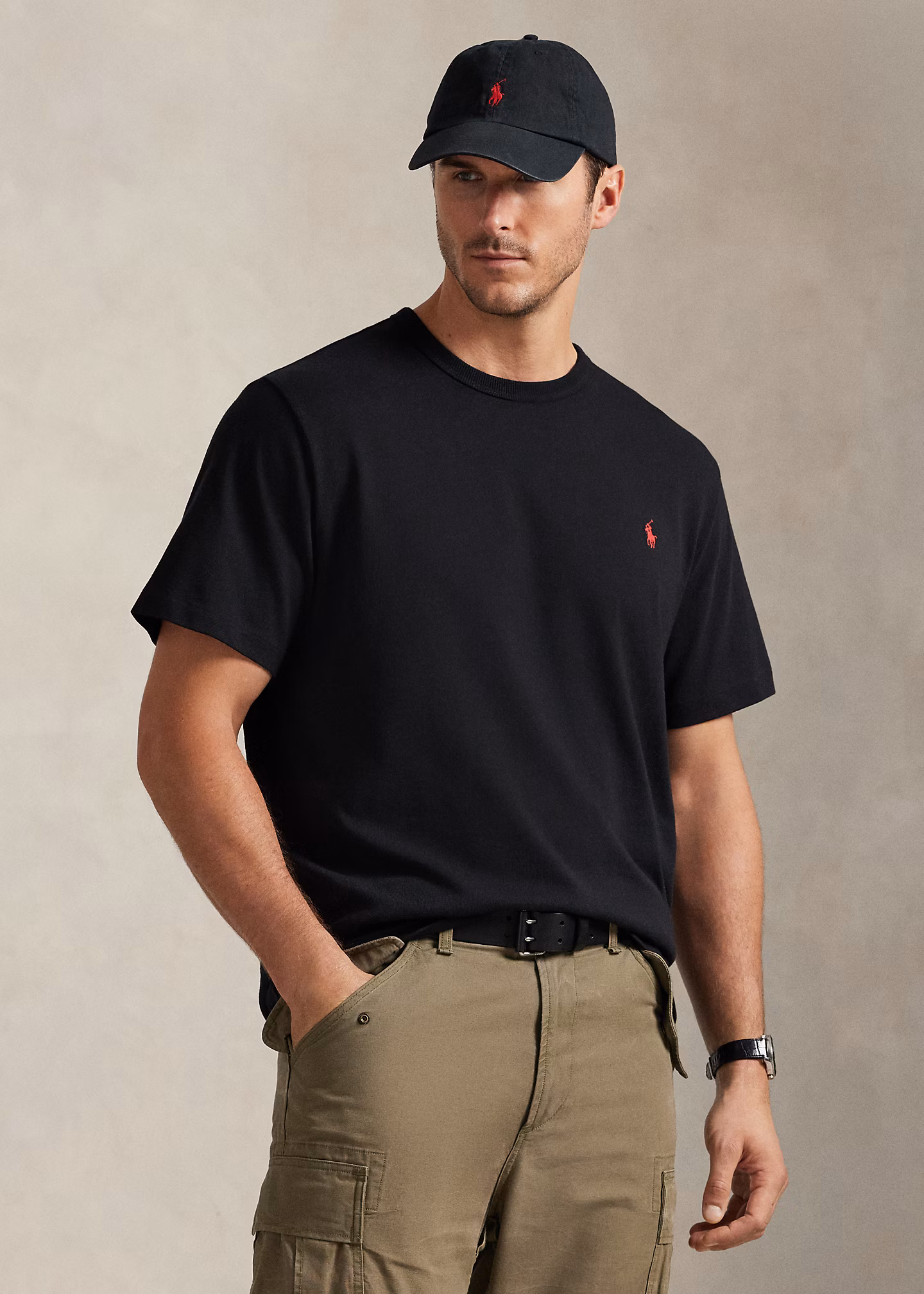 T-Shirt aus schwerem Jersey - RALPH LAUREN OUTLET