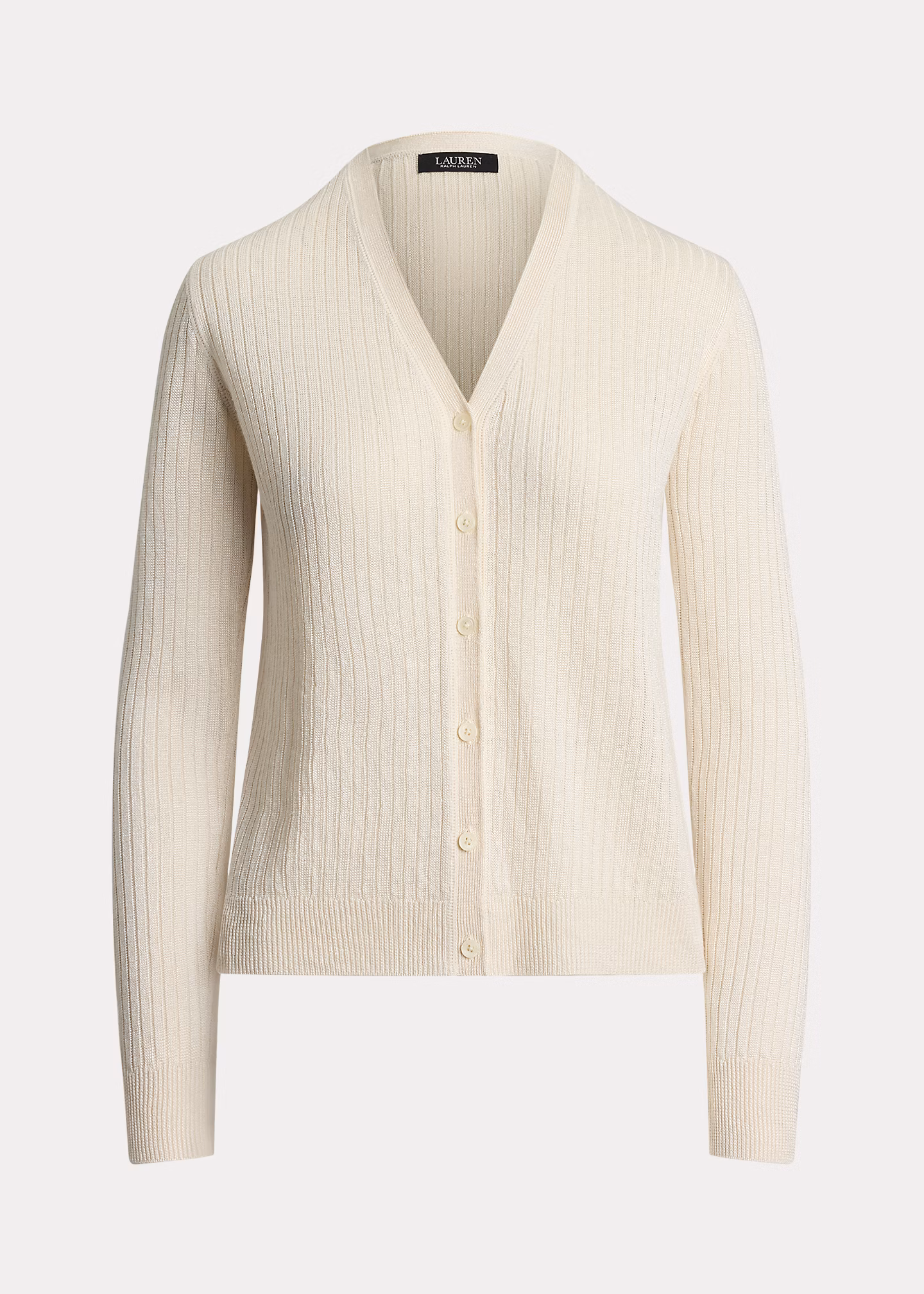 Gerippte Strickjacke aus Leinenmischung - RALPH LAUREN OUTLET