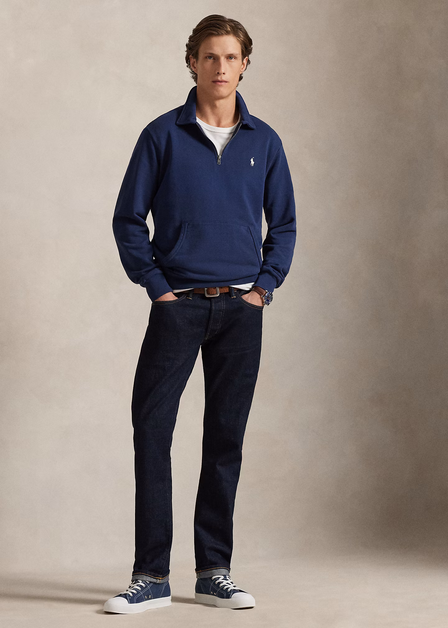 Sweatshirt aus Loopback-Fleece - RALPH LAUREN OUTLET