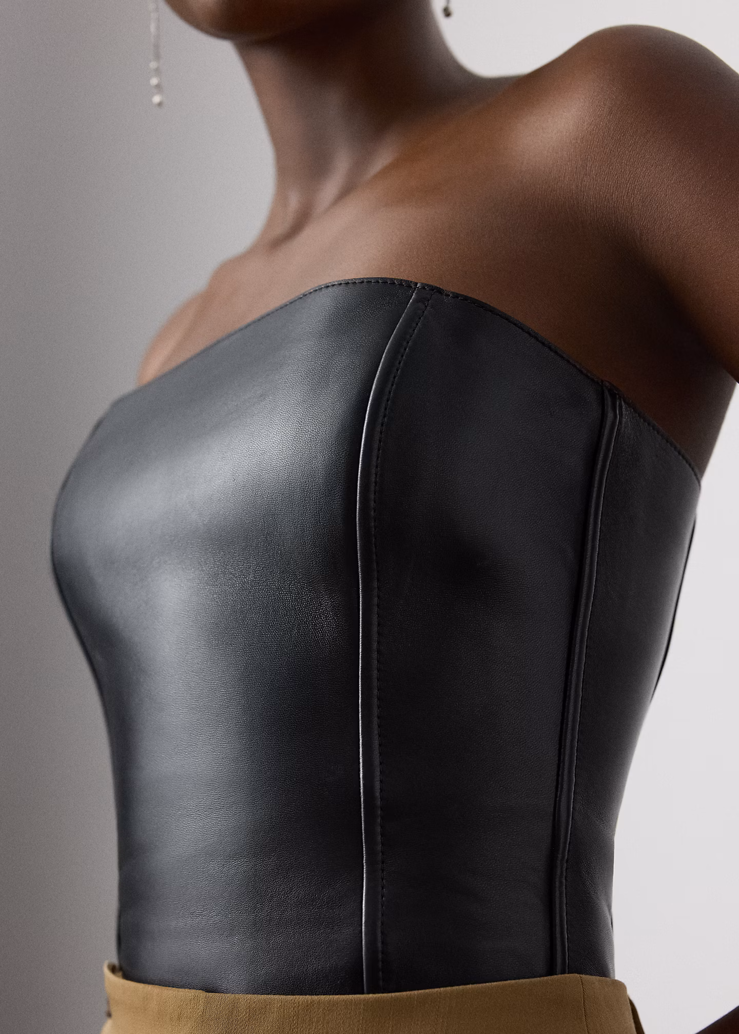 Bustier Gwyneth aus Lammleder - RALPH LAUREN OUTLET