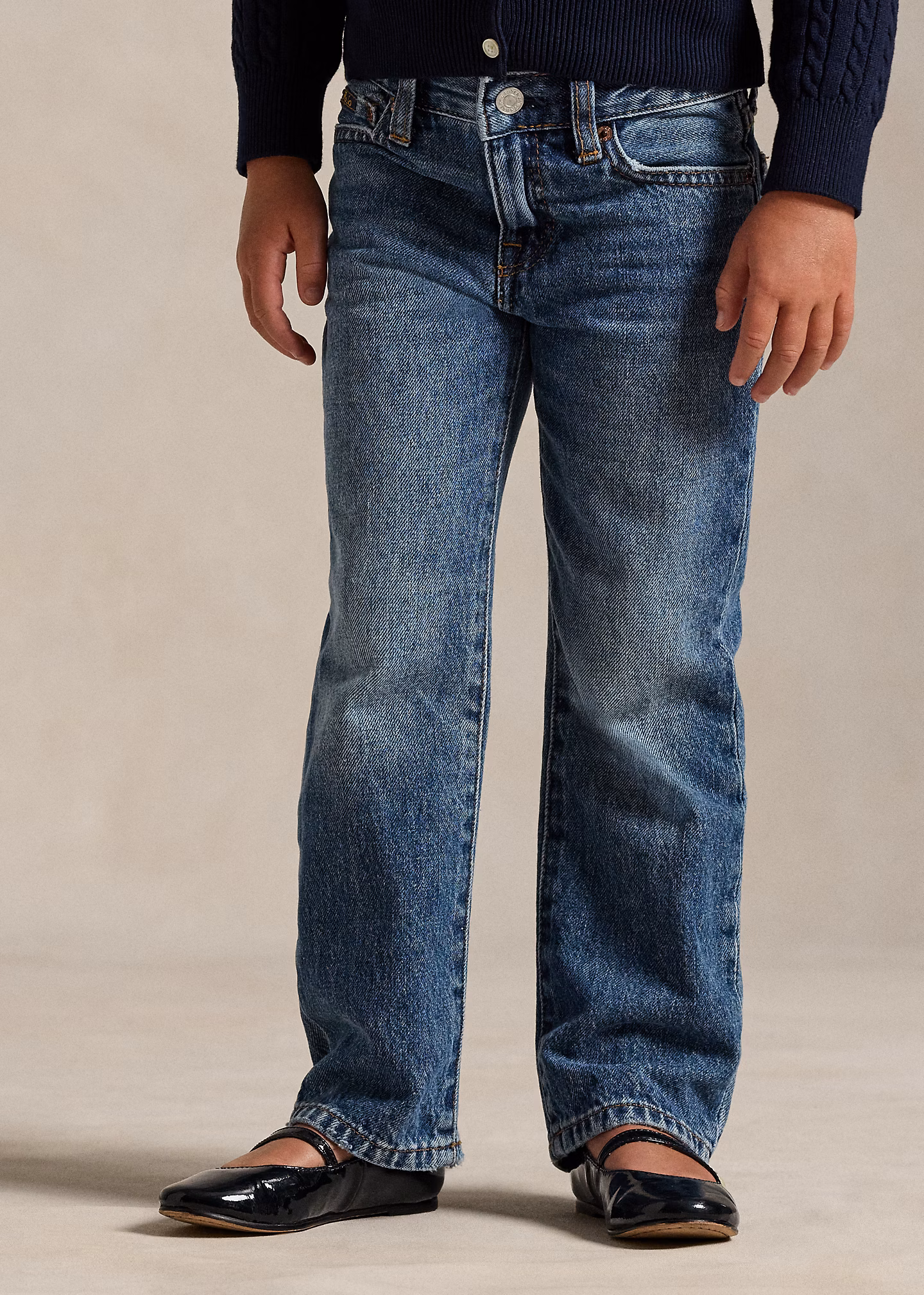 Straight-Fit Jeans mit hoher Leibhöhe - RALPH LAUREN OUTLET