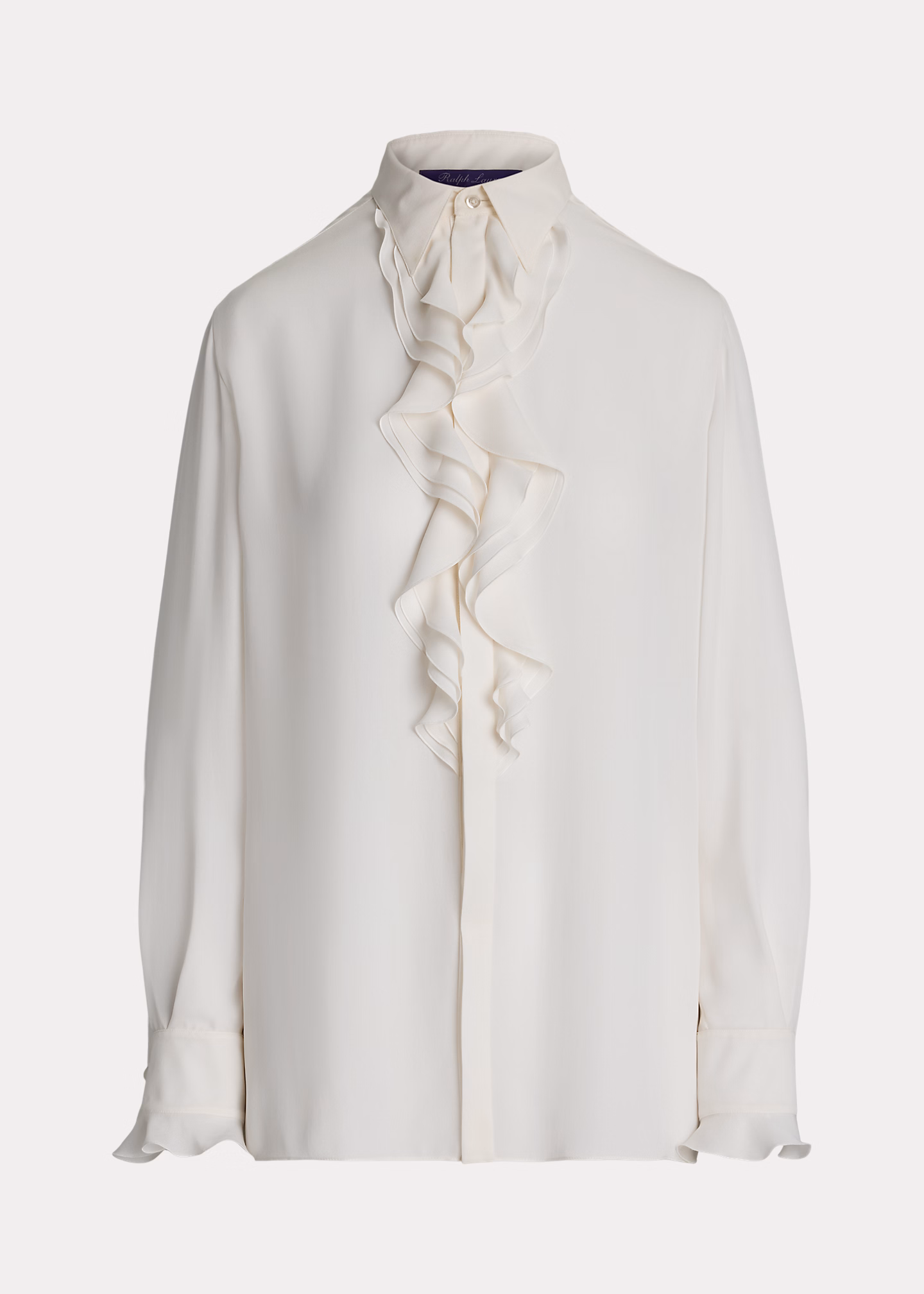 Seidenbluse Addison mit Rüschenbesatz - RALPH LAUREN OUTLET