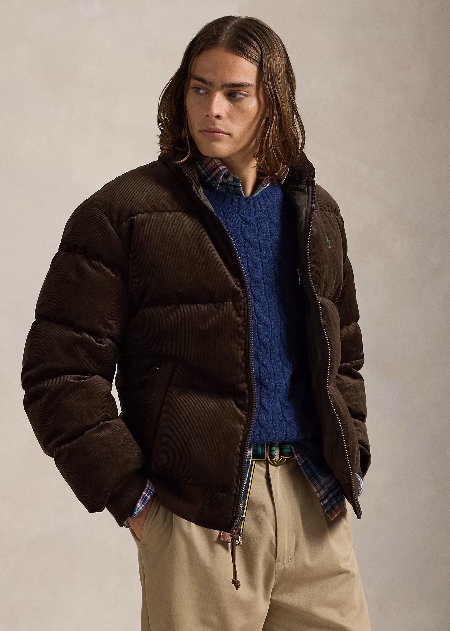 Die Daunenjacke Wyoming aus Kordsamt - RALPH LAUREN OUTLET