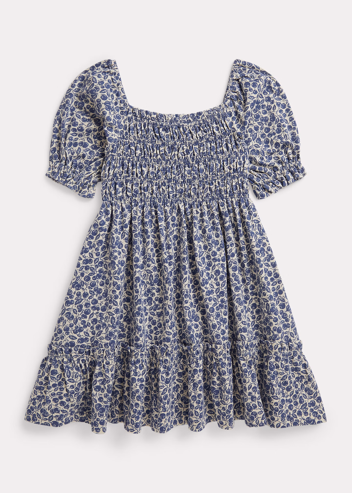 Baumwolljerseykleid mit Blaubeer-Druck - RALPH LAUREN OUTLET