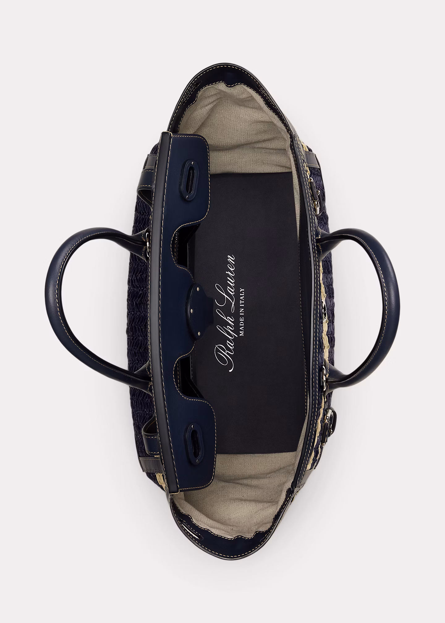 Tasche Soft Ricky 33 aus Bast - RALPH LAUREN OUTLET