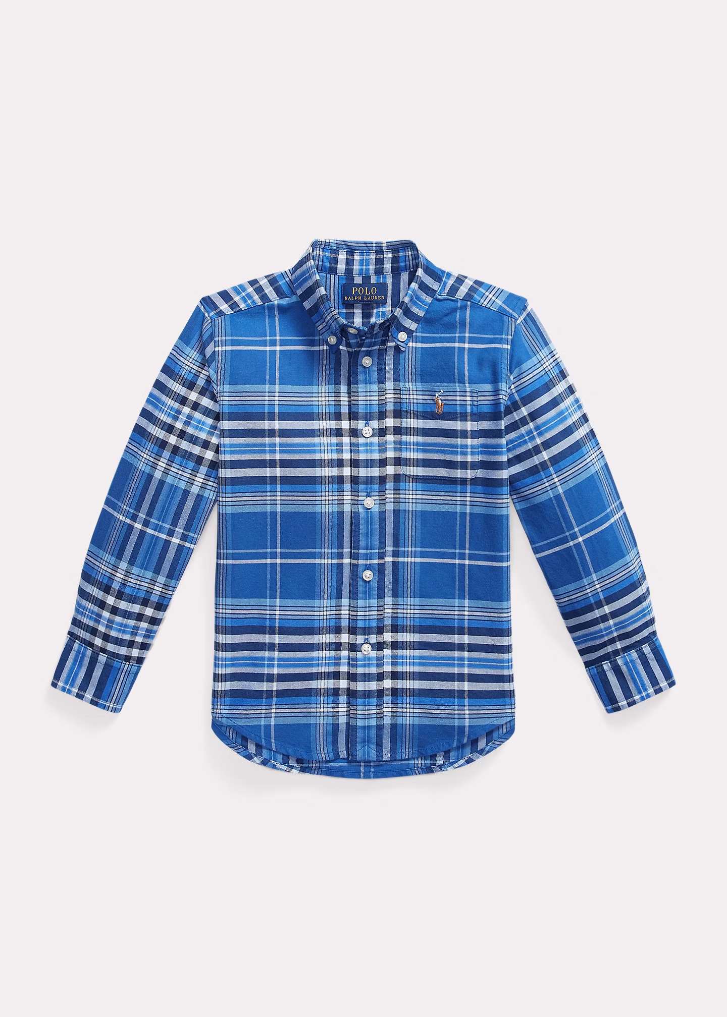 Kariertes Hemd aus Baumwolloxford - RALPH LAUREN OUTLET