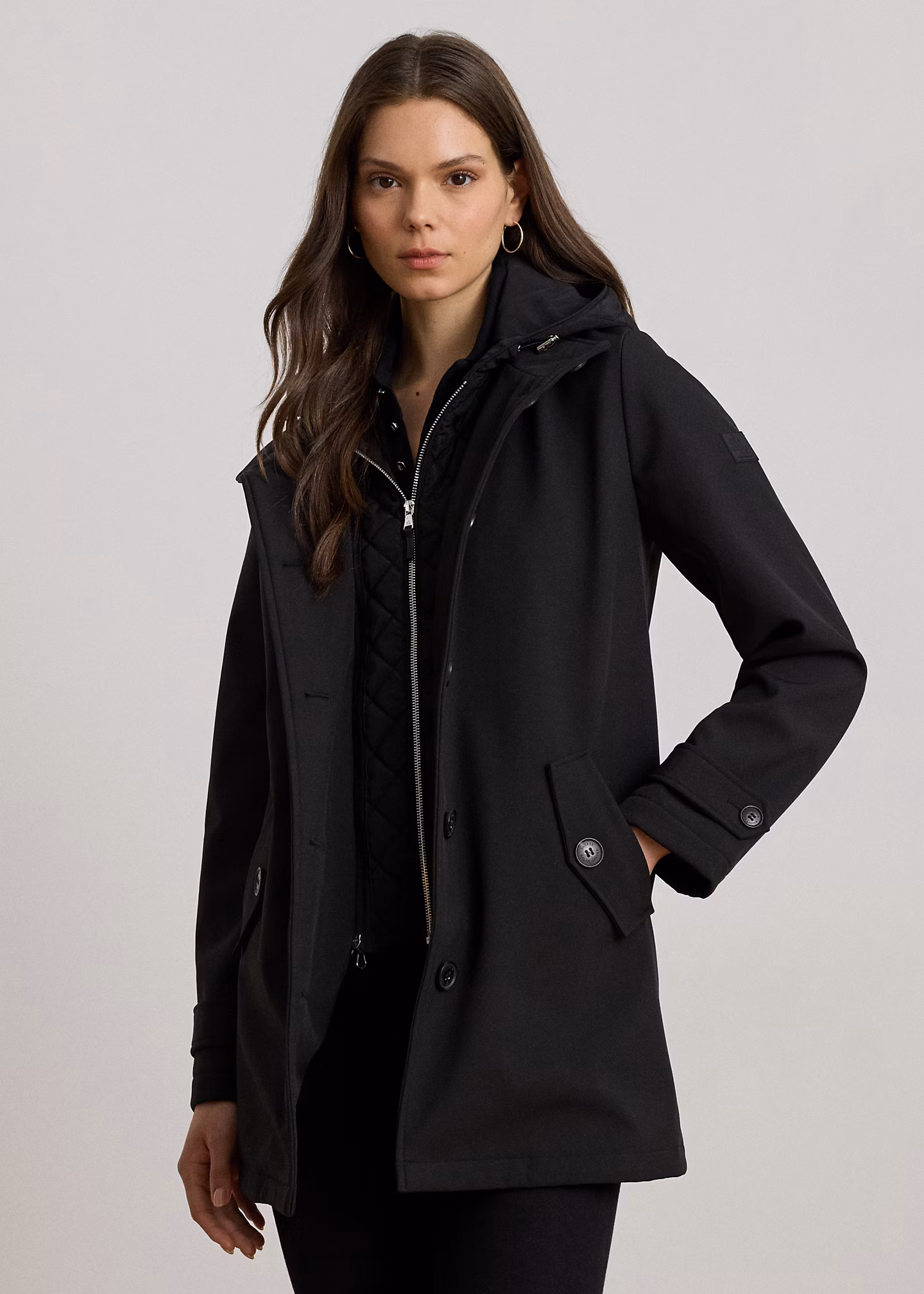 Kapuzenjacke mit Steppweste - RALPH LAUREN OUTLET