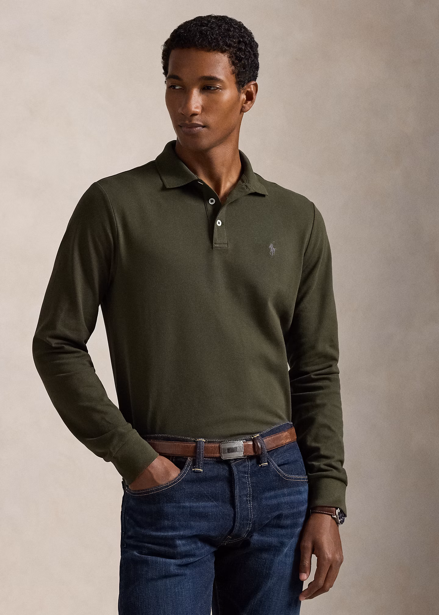 Custom-Slim-Fit Piqué-Poloshirt - RALPH LAUREN OUTLET