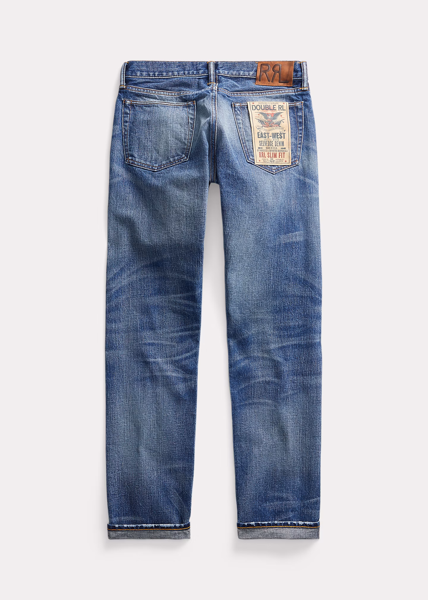 Slim-Fit-Jeans mit Hillsview-Waschung - RALPH LAUREN OUTLET