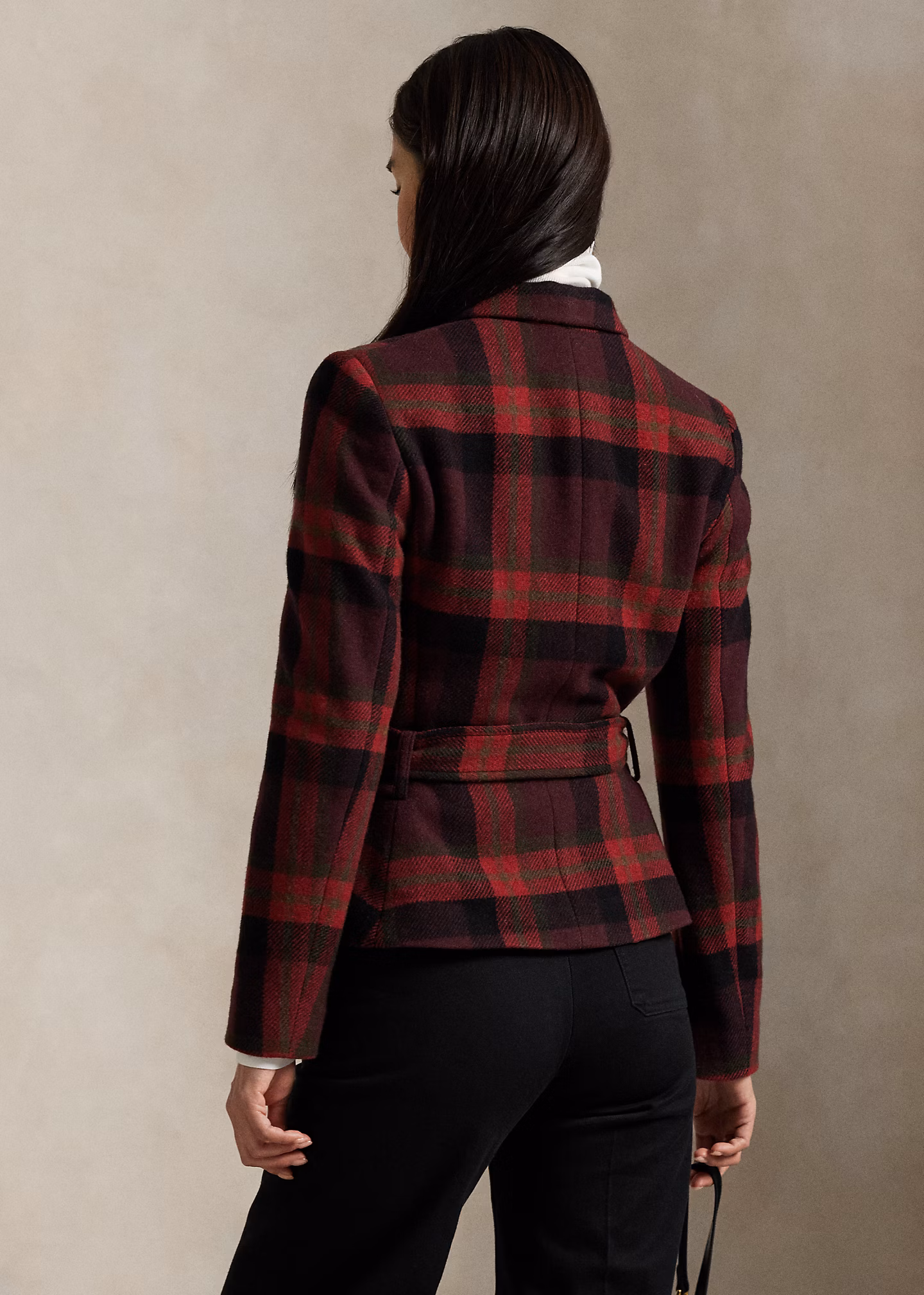 Tweedjacke mit Gürtel - RALPH LAUREN OUTLET