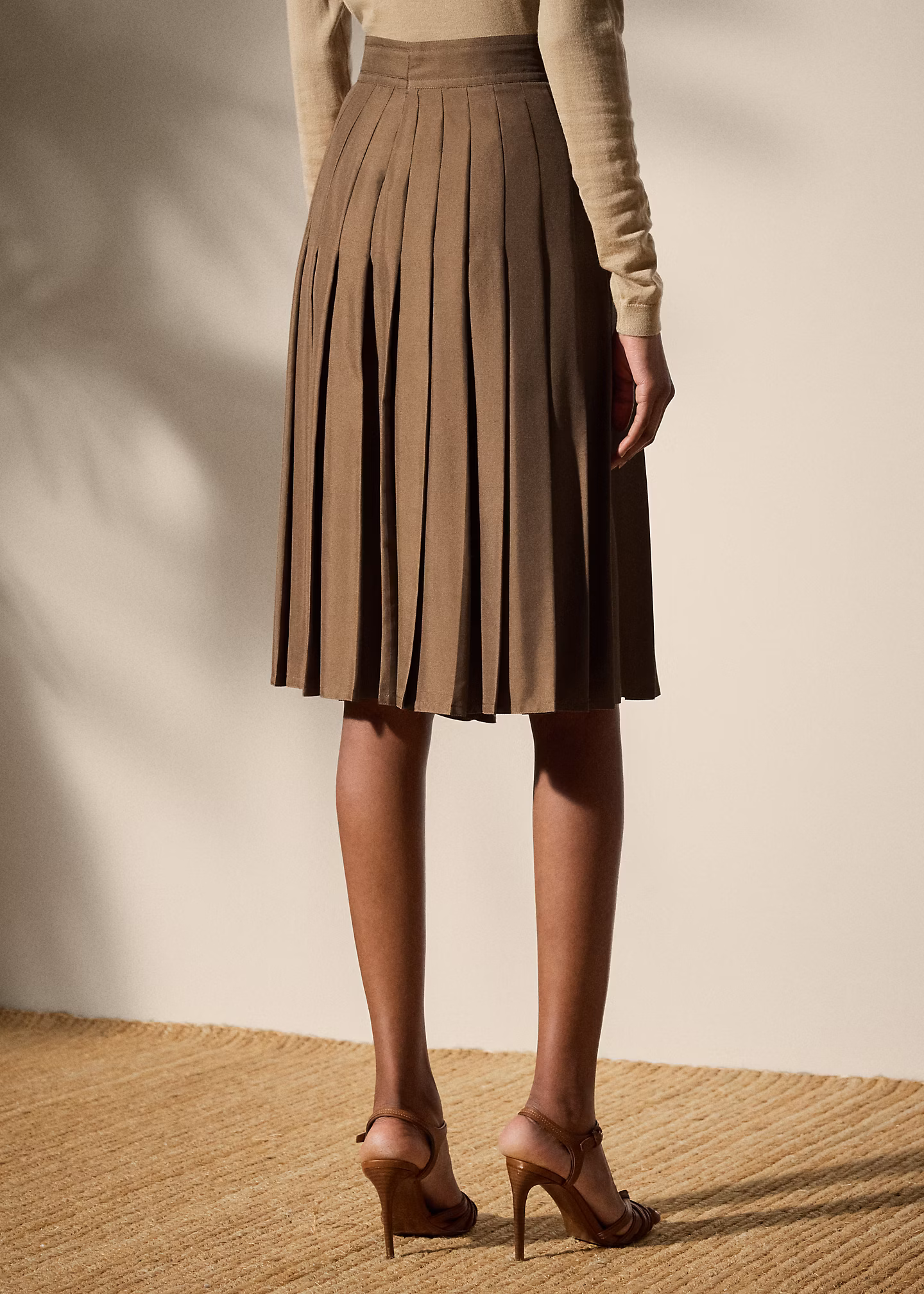 Faltenrock Vivianne aus Shantungseide - RALPH LAUREN OUTLET