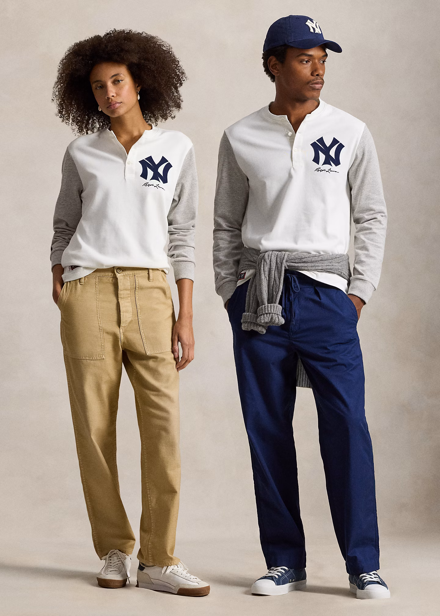 Polo Ralph Lauren Yankees Henley Shirt - RALPH LAUREN OUTLET