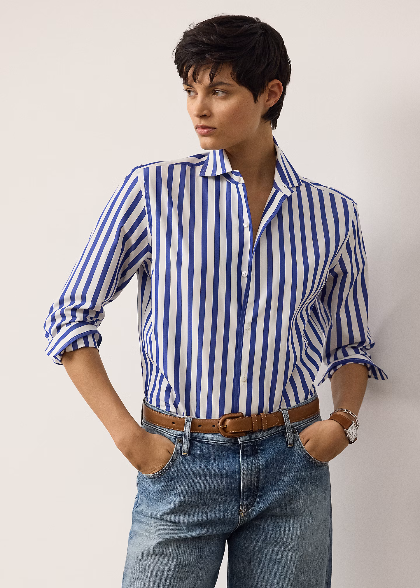 Relaxed-Fit Capri-Hemd mit Streifen - RALPH LAUREN OUTLET