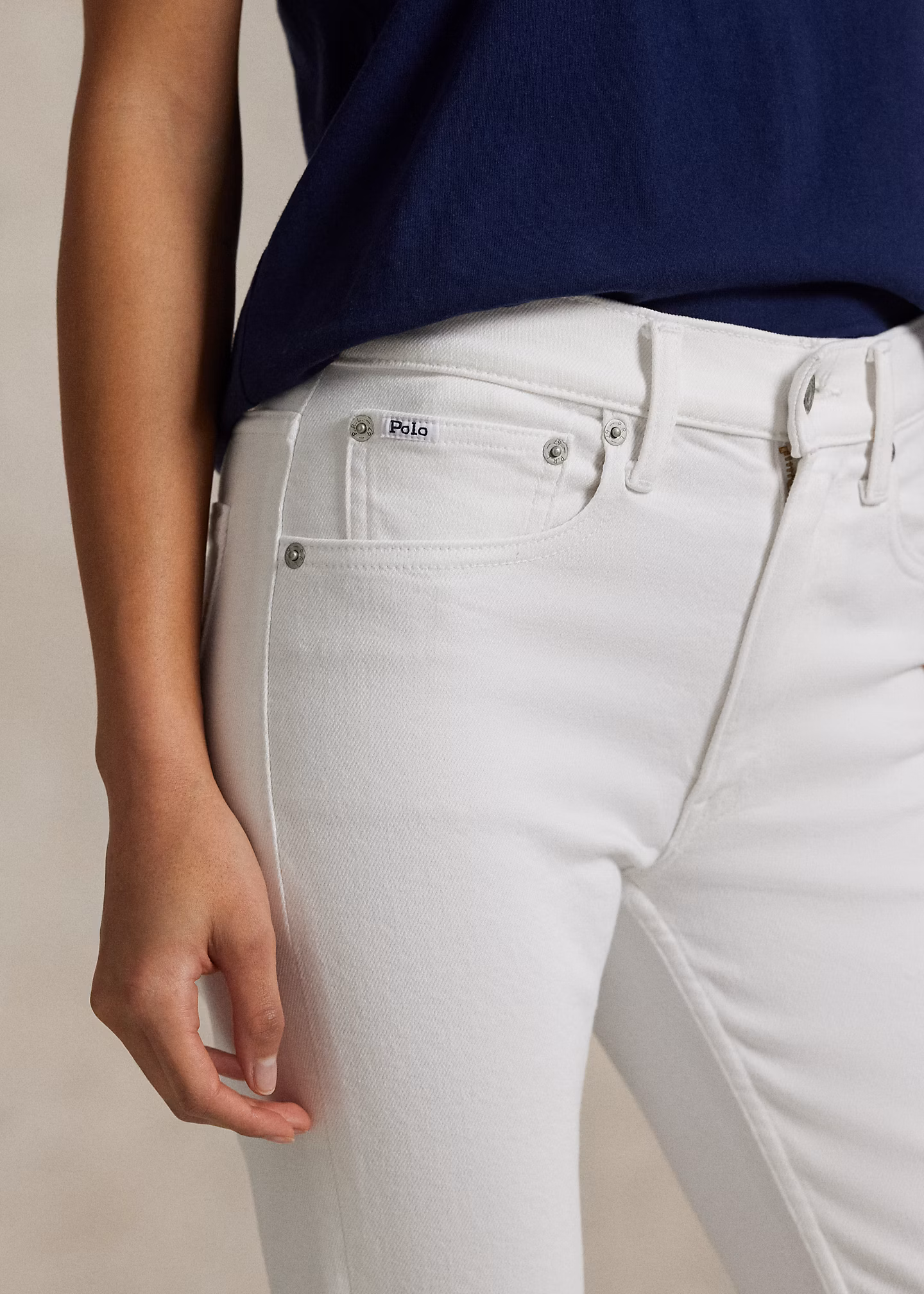 Super-Slim-Jeans mit mittlerer Leibhöhe - RALPH LAUREN OUTLET