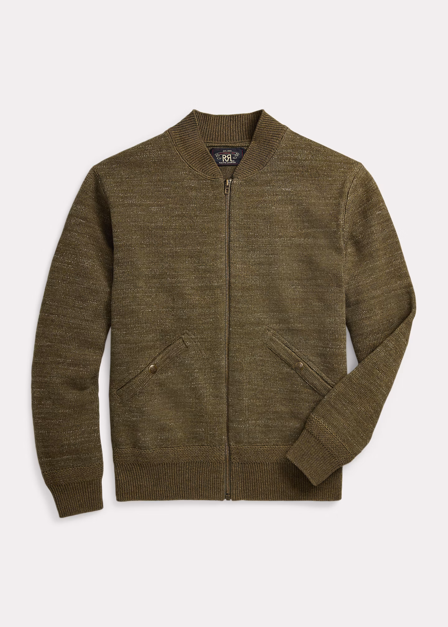 Baumwoll-Woll-Reißverschlussjacke - RALPH LAUREN OUTLET