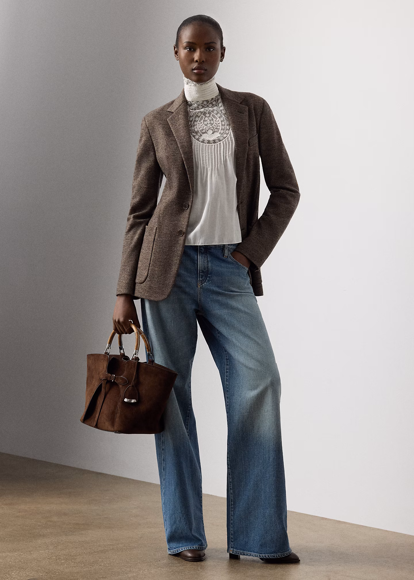 Fein gemusterte Wolljacke Hailey - RALPH LAUREN OUTLET