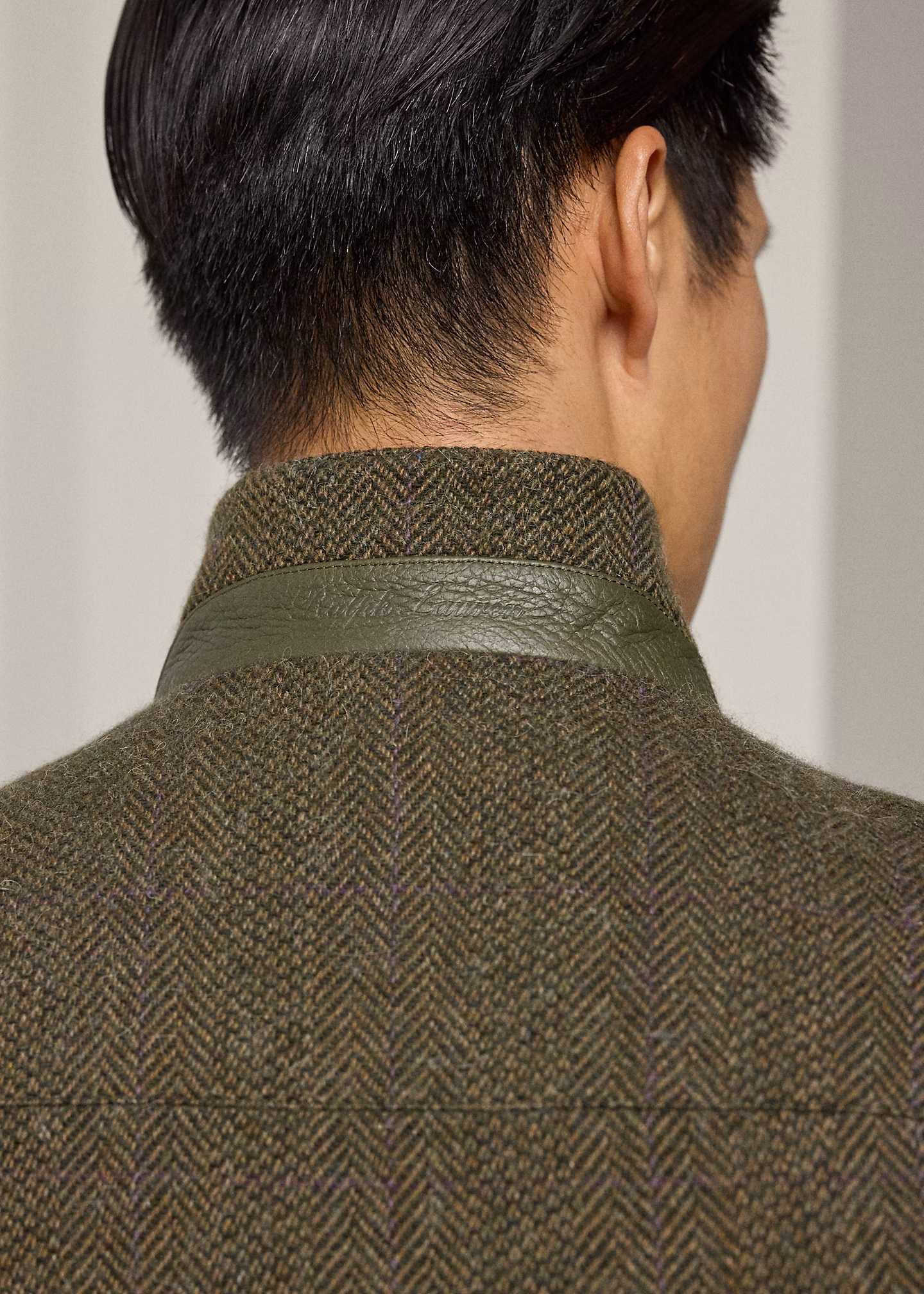 Woll-Kaschmir-Weste mit Fischgratmuster - RALPH LAUREN OUTLET