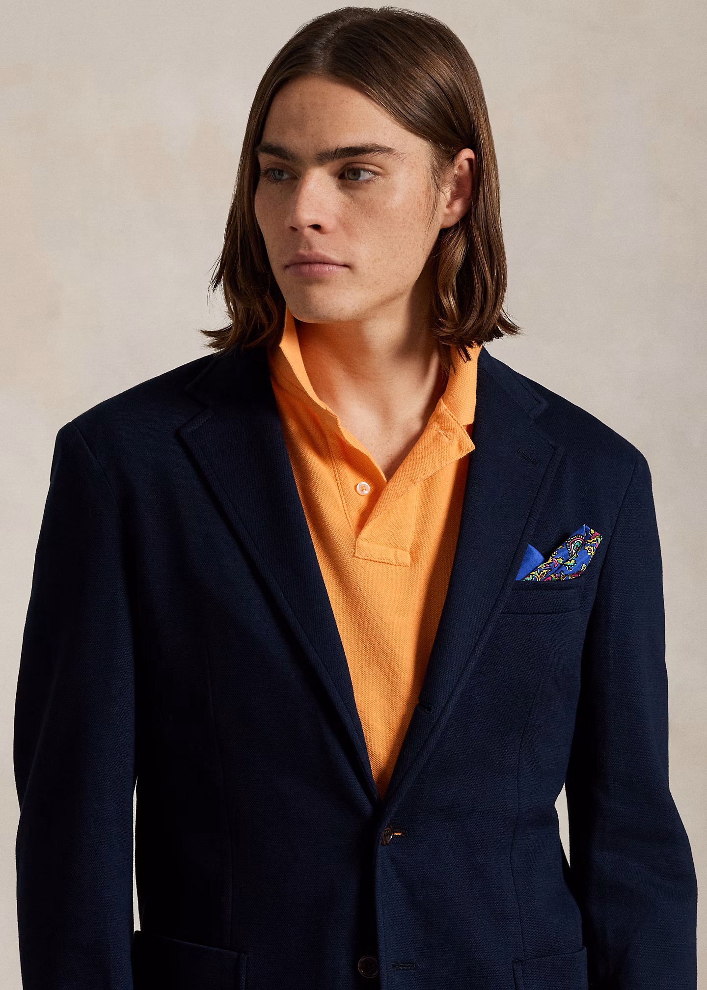 Anzugjacke Polo Soft aus Strick-Piqué - RALPH LAUREN OUTLET