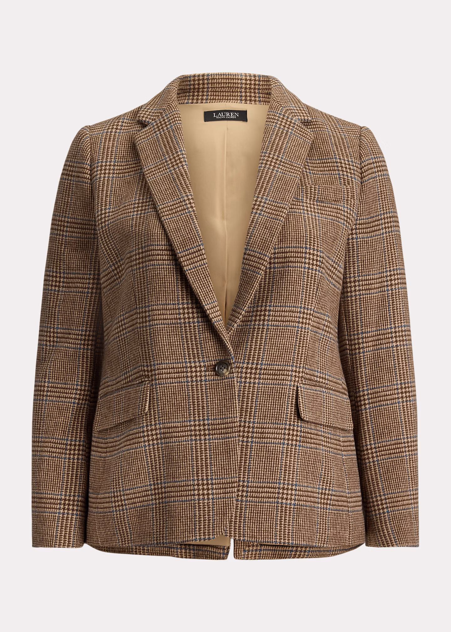 Glencheck-Twillblazer aus Wollmischung - RALPH LAUREN OUTLET