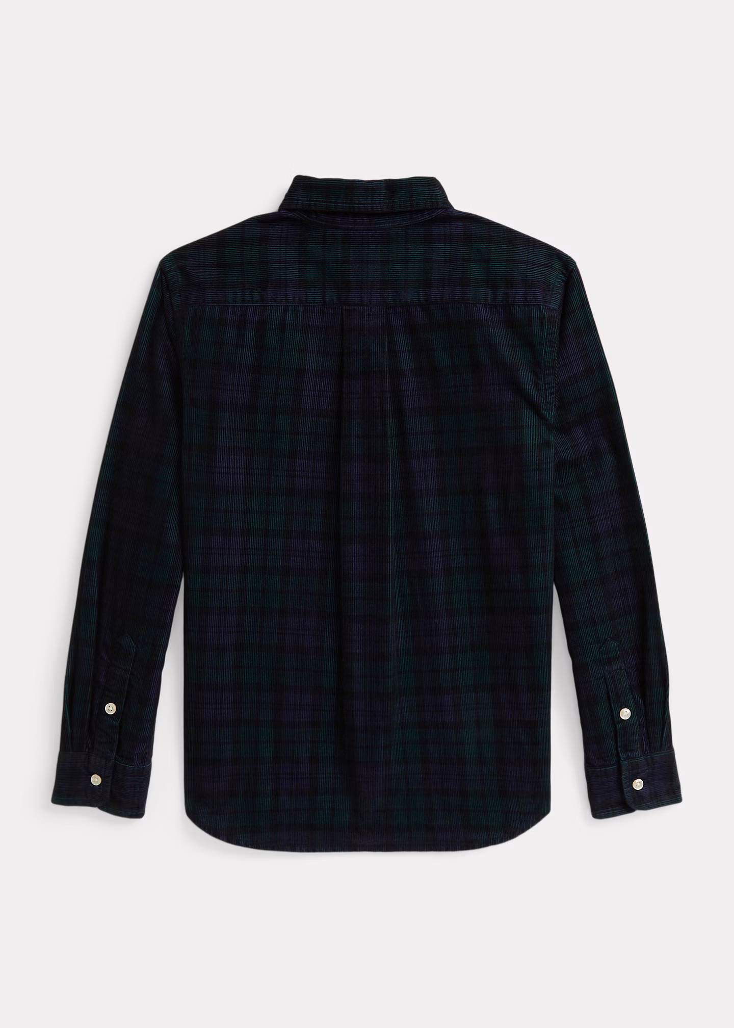 Kariertes Hemd aus Baumwollkordsamt - RALPH LAUREN OUTLET