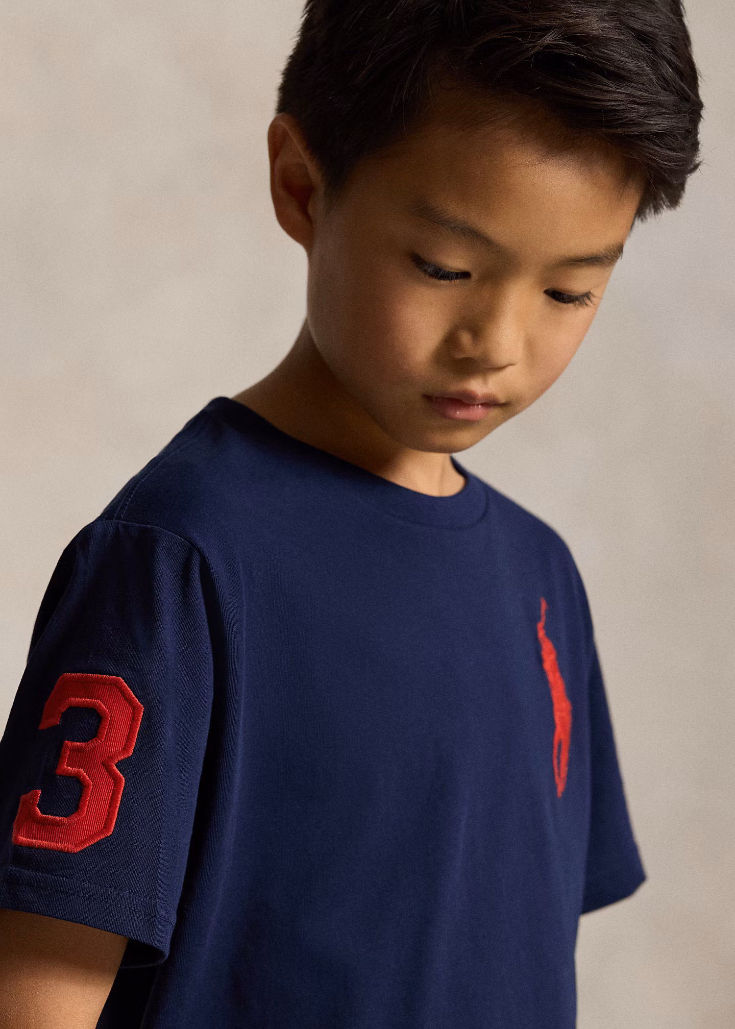 T-Shirt aus Baumwolljersey mit Big Pony - RALPH LAUREN OUTLET