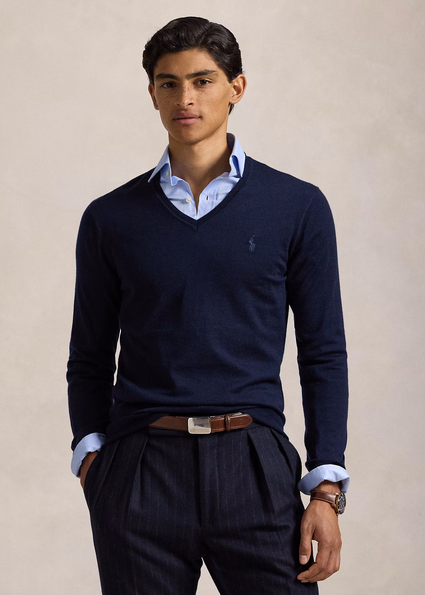 Waschbarer Slim-Fit Wollpullover - RALPH LAUREN OUTLET