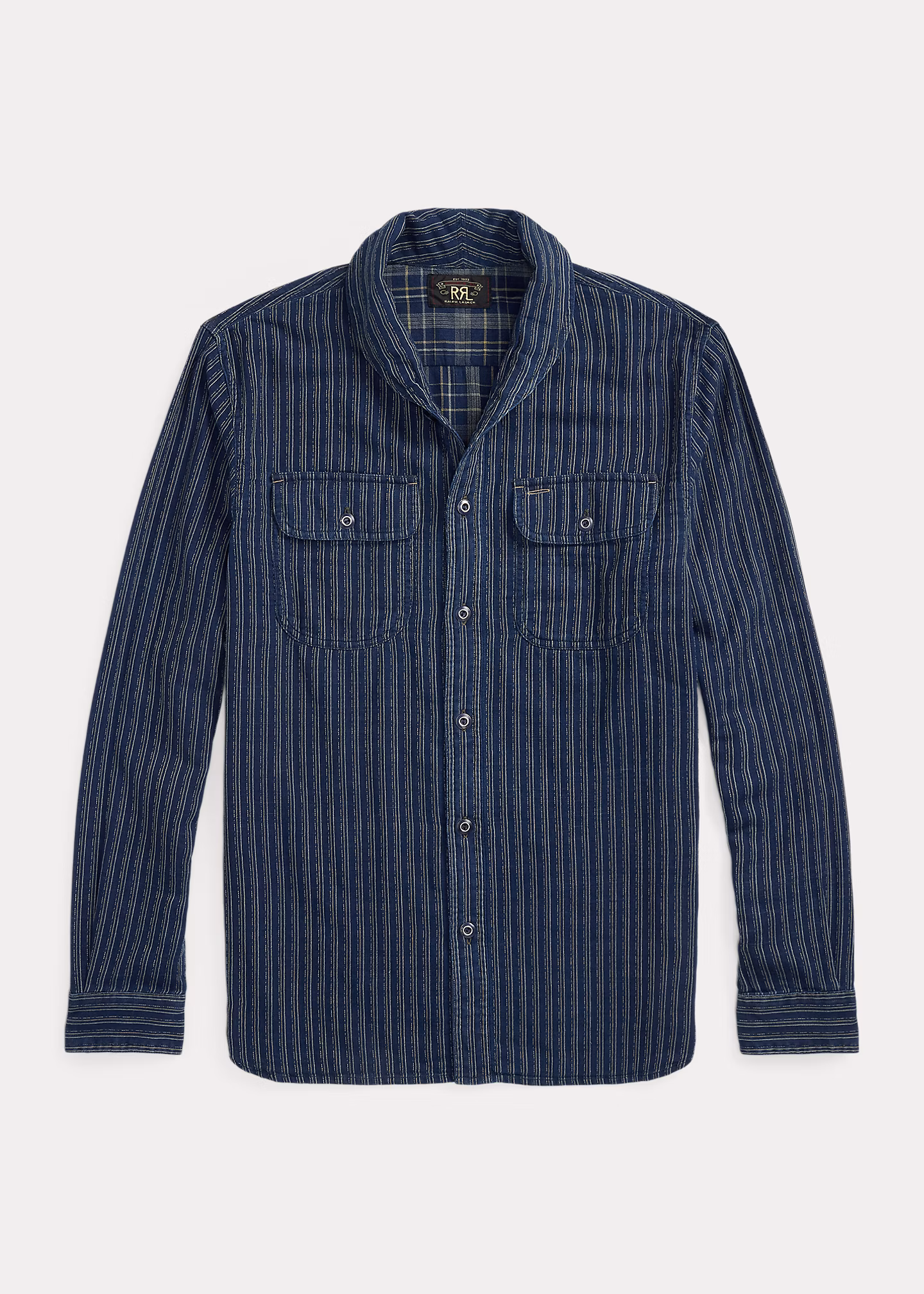 Gestreiftes Arbeitshemd in Indigo - RALPH LAUREN OUTLET