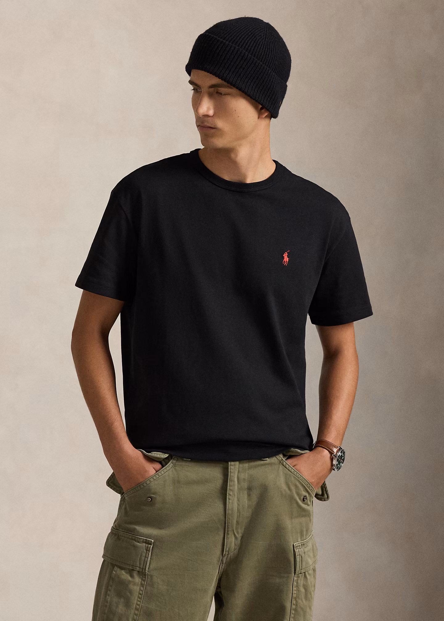 Classic-Fit T-Shirt aus schwerem Jersey - RALPH LAUREN OUTLET